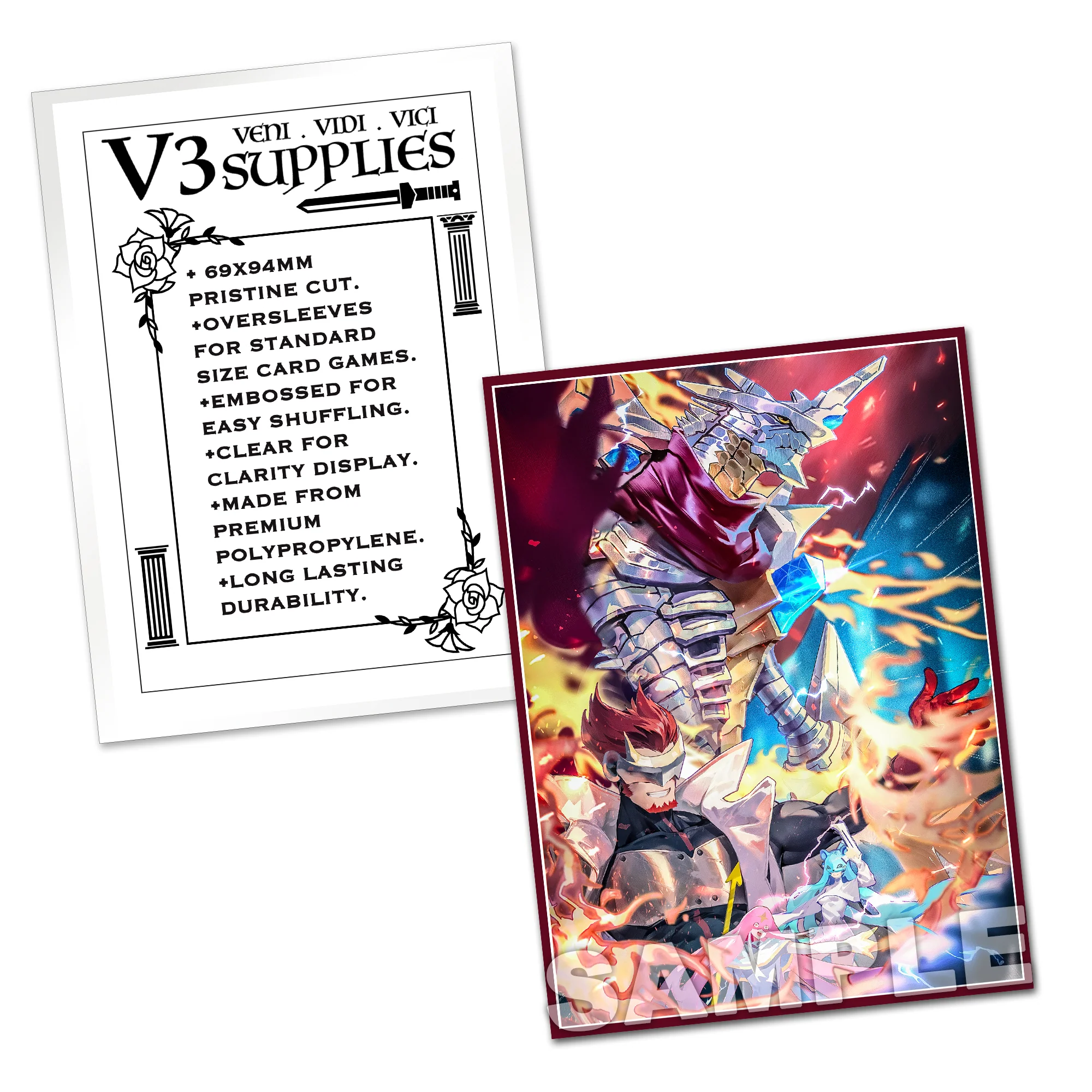 JES Warrior of Salvation Standard Size Card Sleeves - Image 2