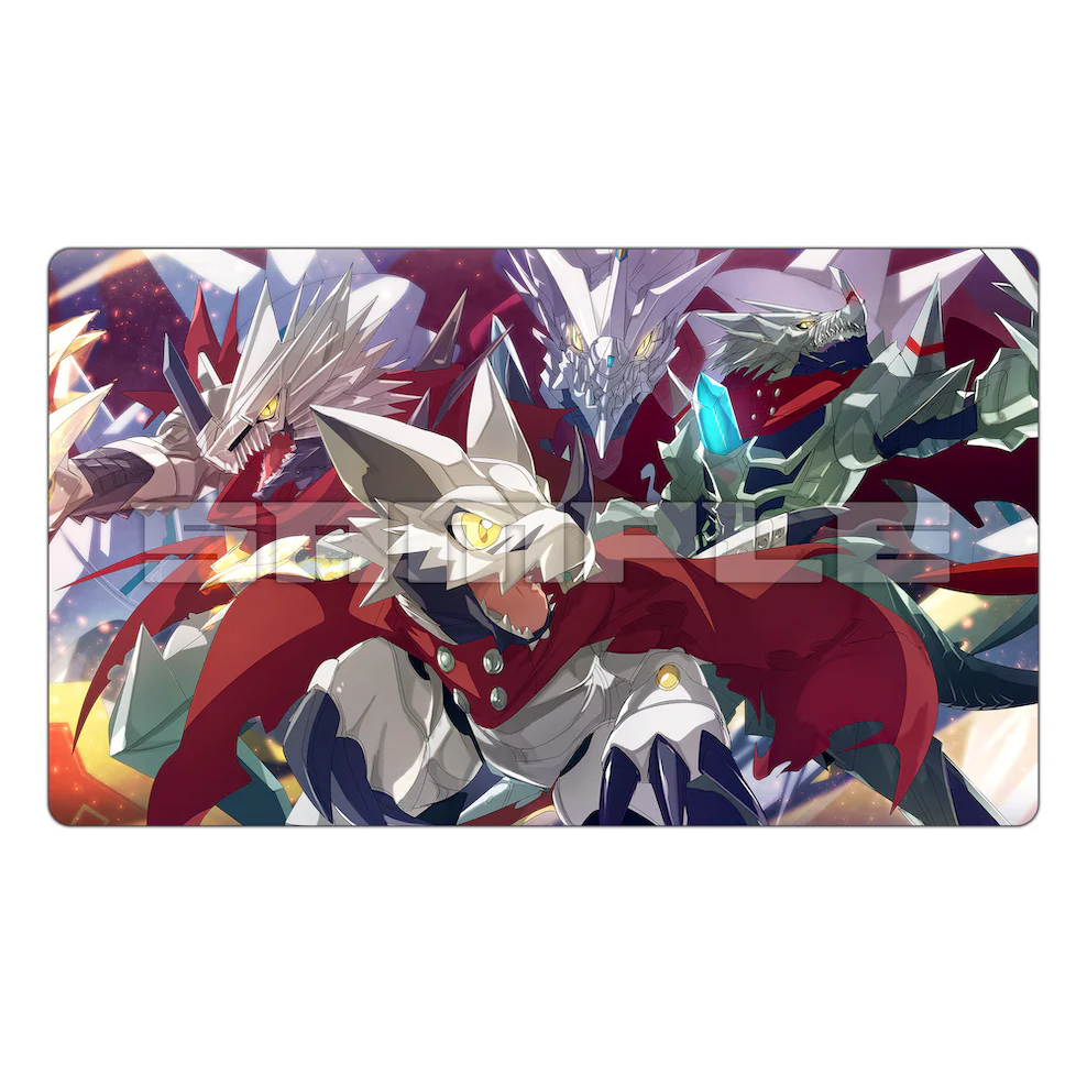 Jesmon & Huckmon Evolution TCG Playmat - Image 3
