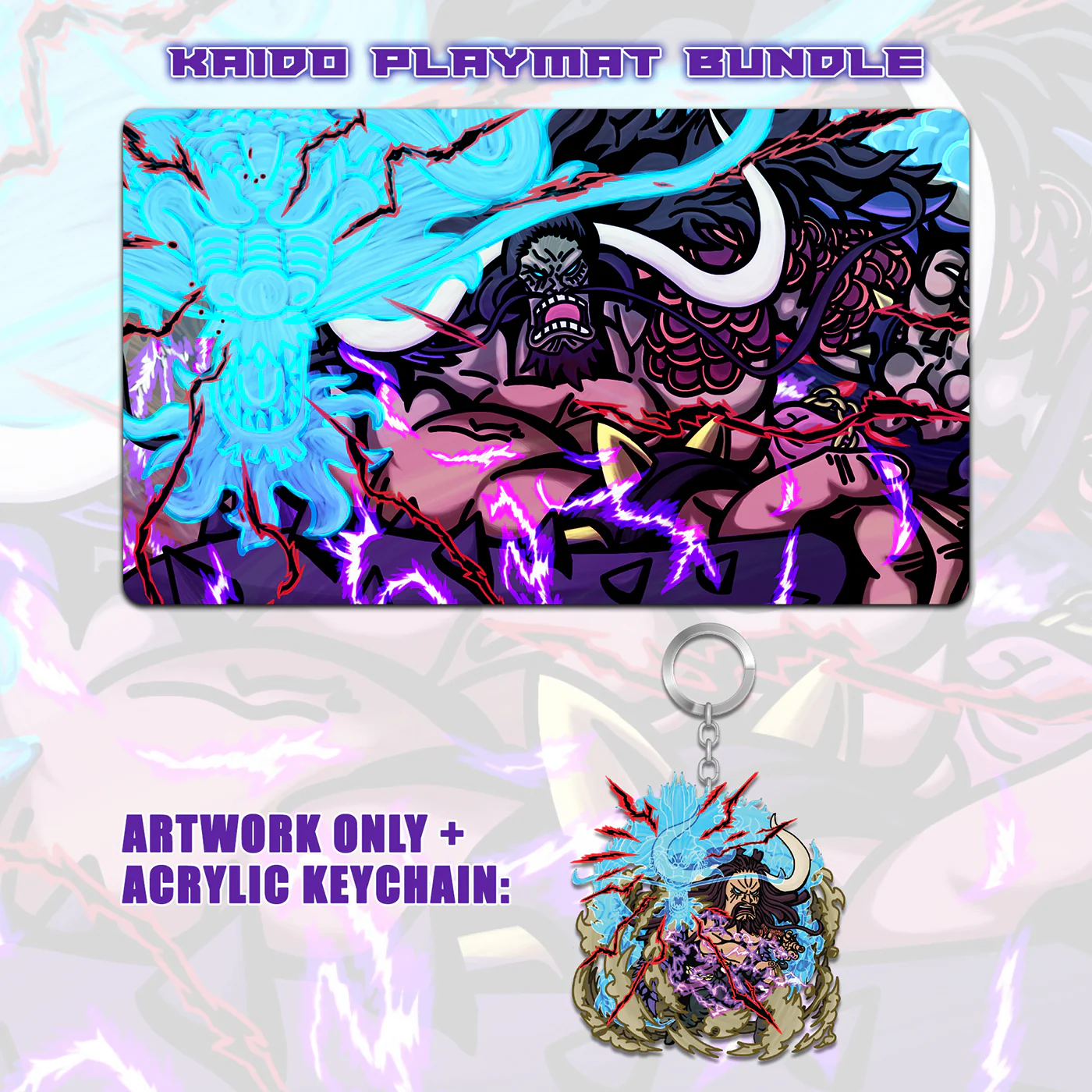 Kaido One Piece Playmat Bundle - Image 2