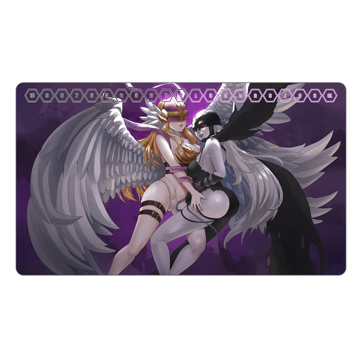 Angewomon & LadyDevimon TCG Playmat - Image 2