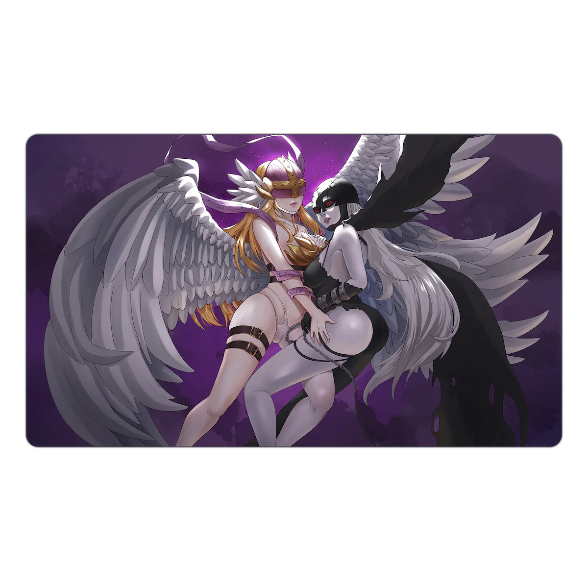 Angewomon & LadyDevimon TCG Playmat - Image 3