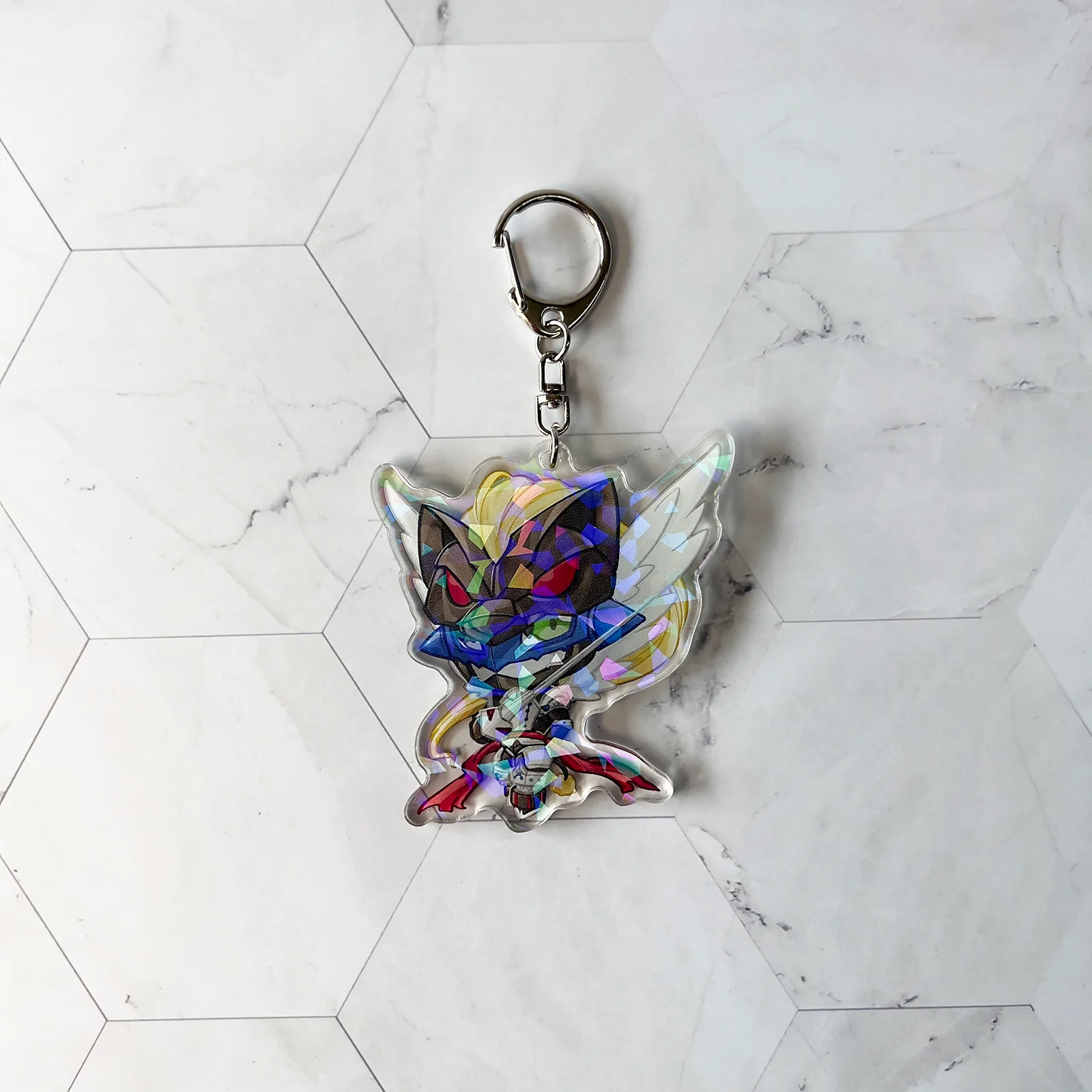 Leopardmon Chibi Acrylic Keychain - Image 2