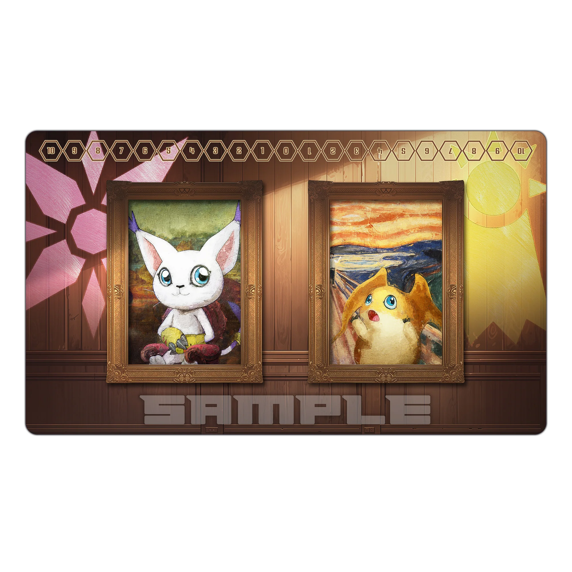 Light & Hope Painting Displays TCG Playmat - Image 2