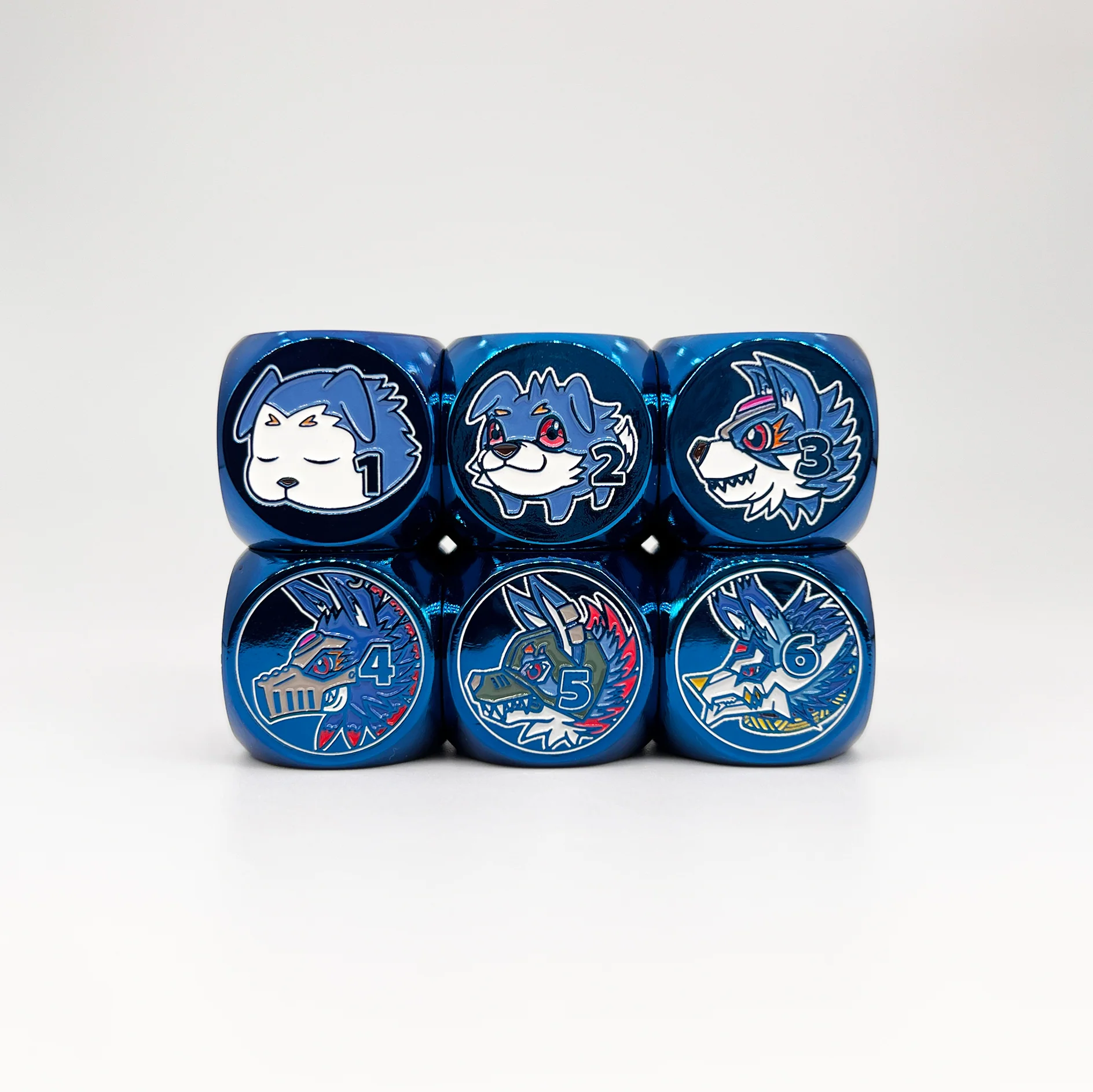 Looga Monster Evolution Metal Dice [Limited Quantities in Stock] - Image 2