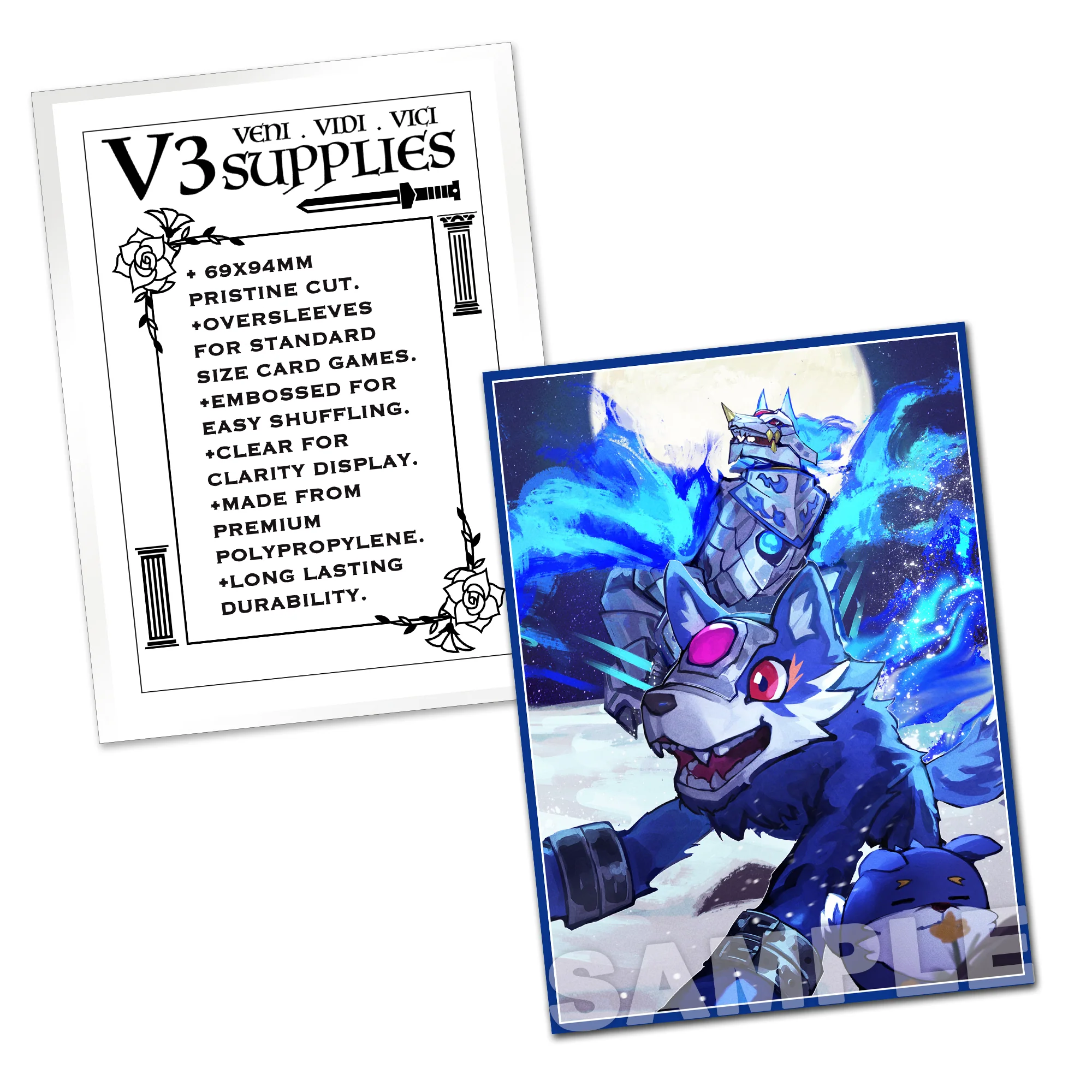 Loogamon Fenriloogamon & Bowmon Standard Size Card Sleeves - Image 2