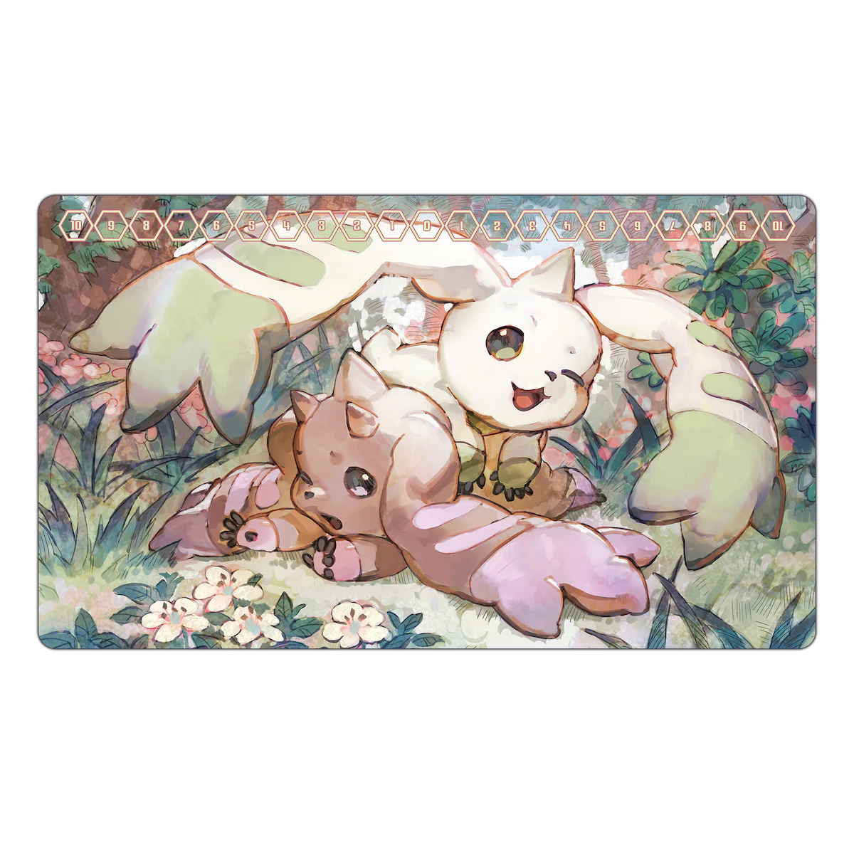 Lopmon and Terriermon Forest Adventure Playmat - Image 2