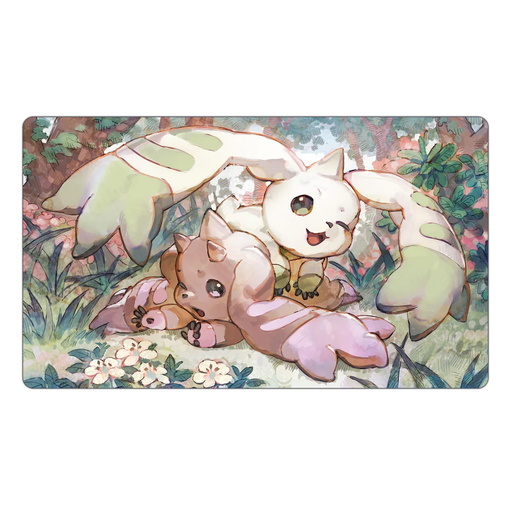 Lopmon and Terriermon Forest Adventure Playmat - Image 3