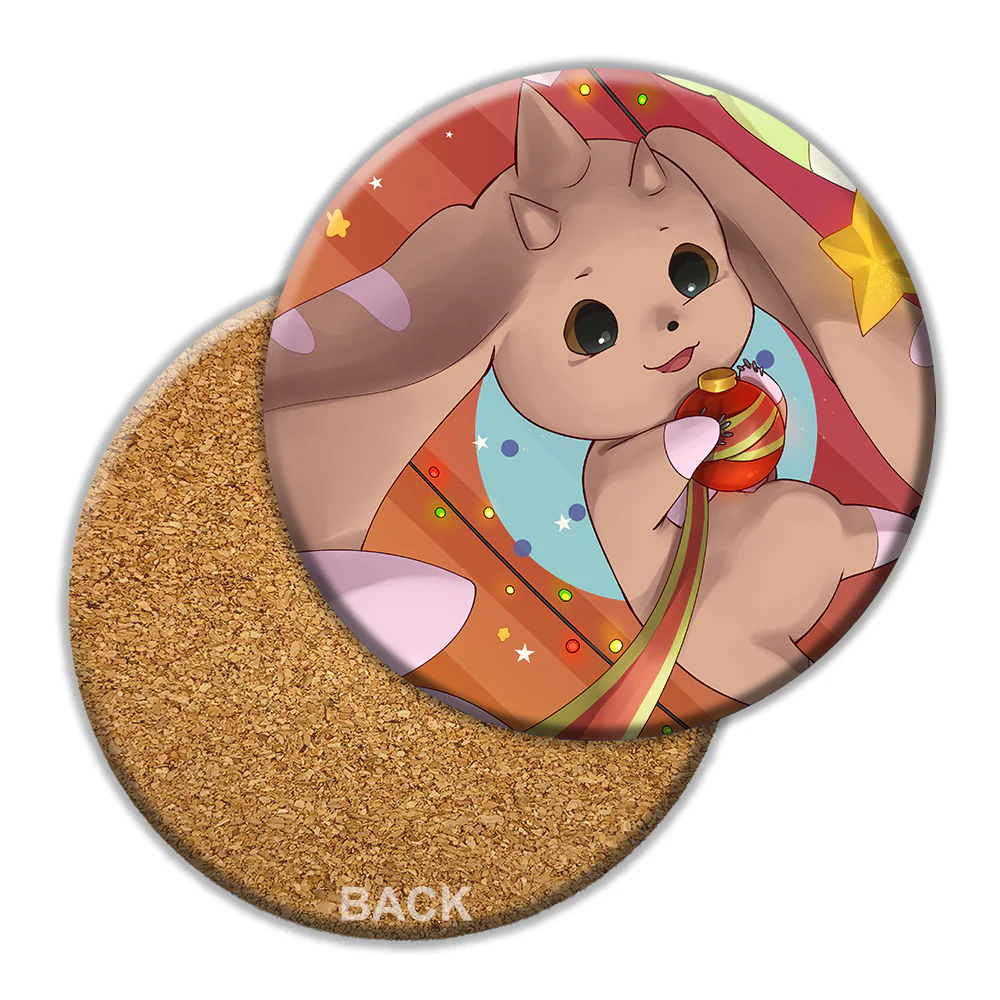 Lopmon Xmas Celebrations Ceramic Coaster