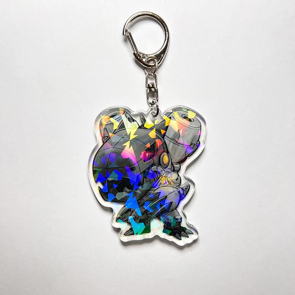 Machinedramon Chibi Acrylic Keychain - Image 2