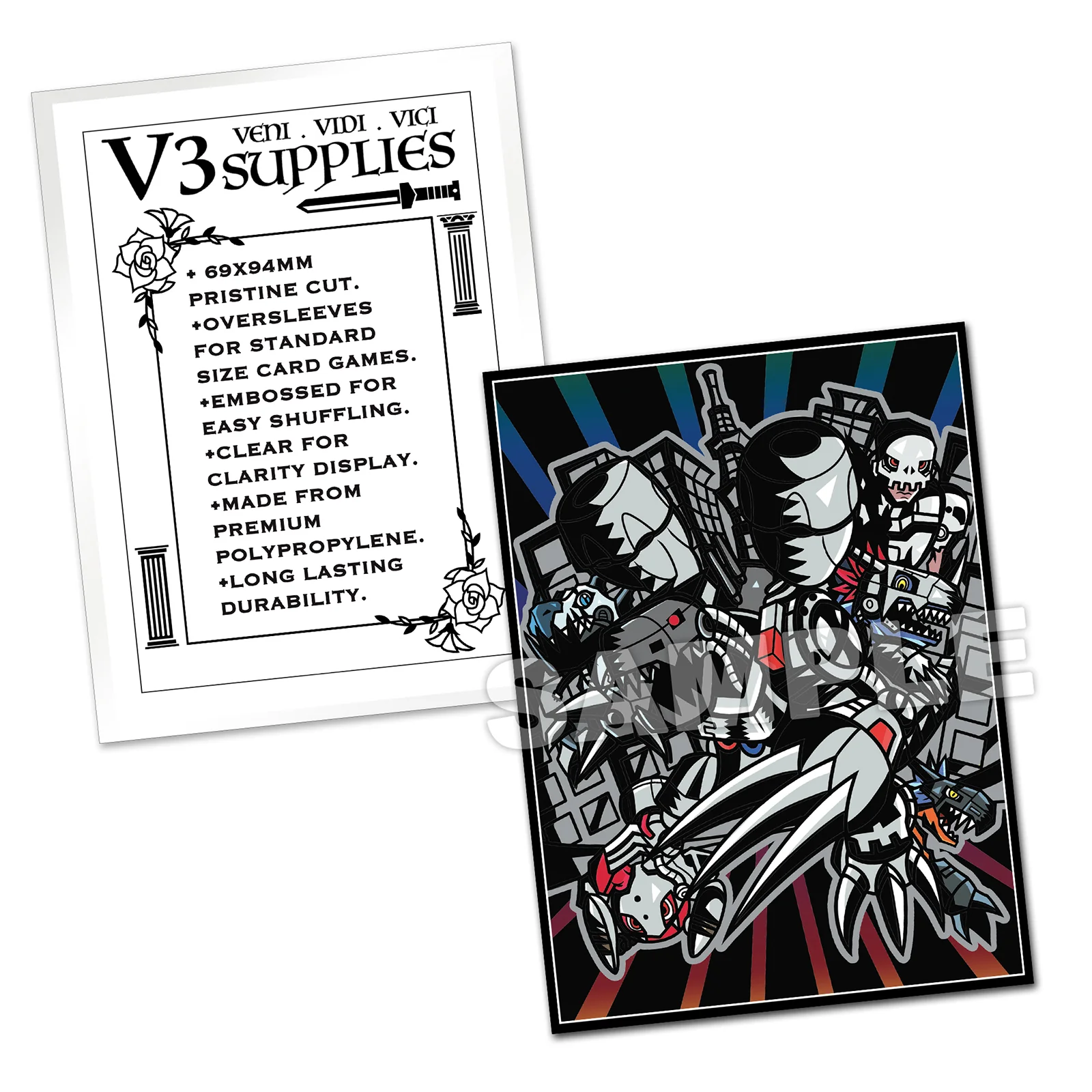 Machinedramon Metal Empire Standard Size Card Sleeves - Image 2