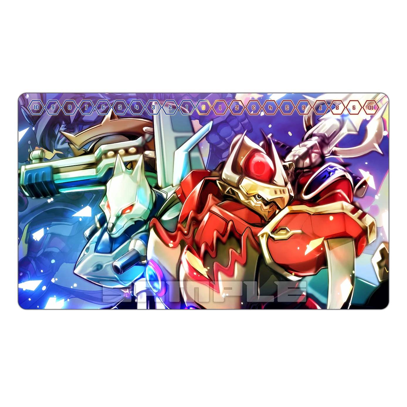 MagnaGarurumon & EmperorGreymon TCG Playmat - Image 2