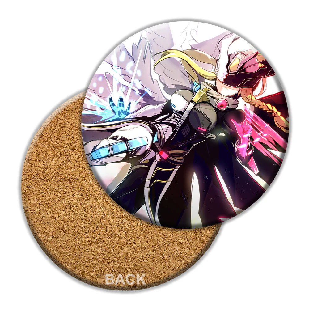 Mastemon Light & Darkness Ceramic Coaster