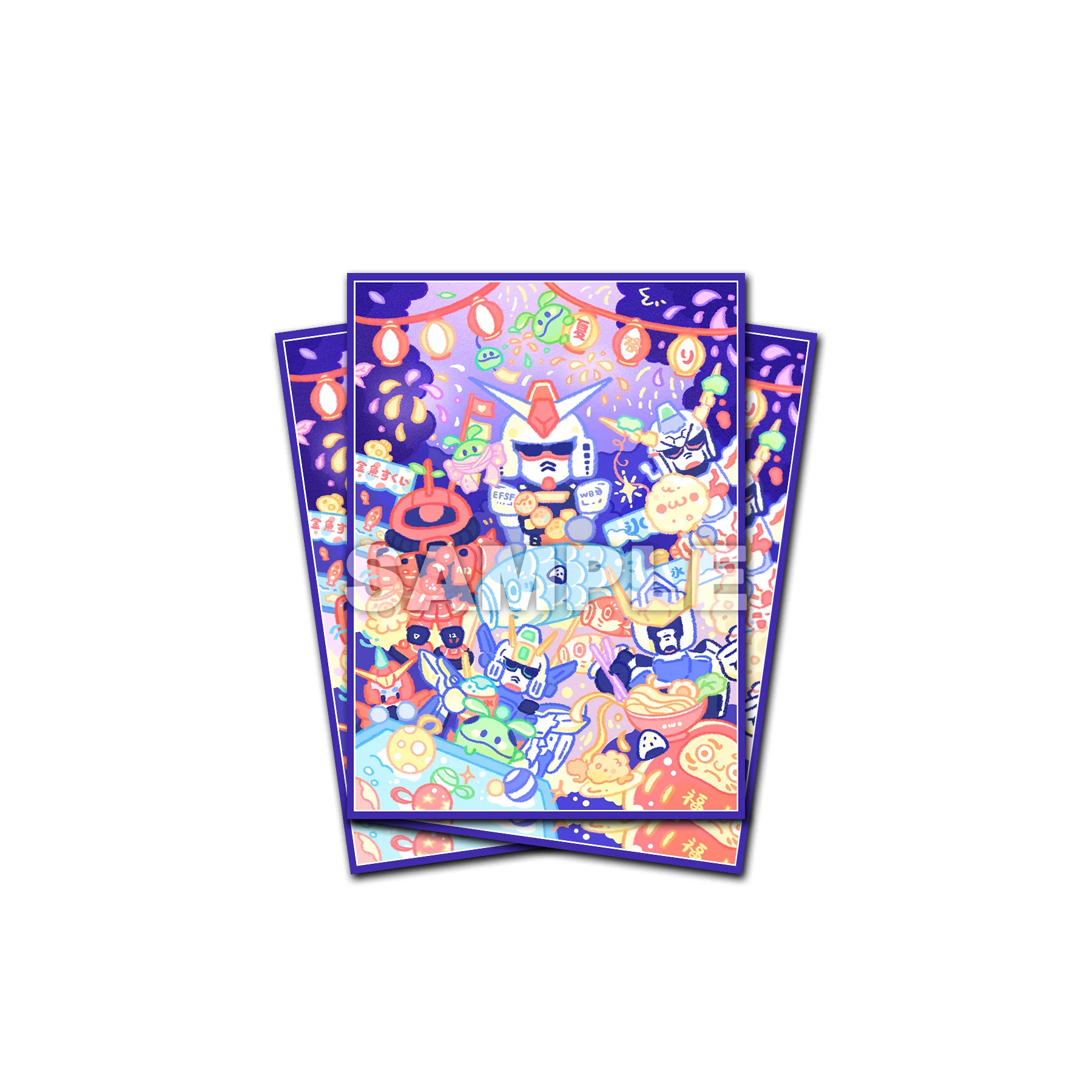 Mecha Matsuri - Robot Festival Standard Size Card Sleeves [In-Stock]