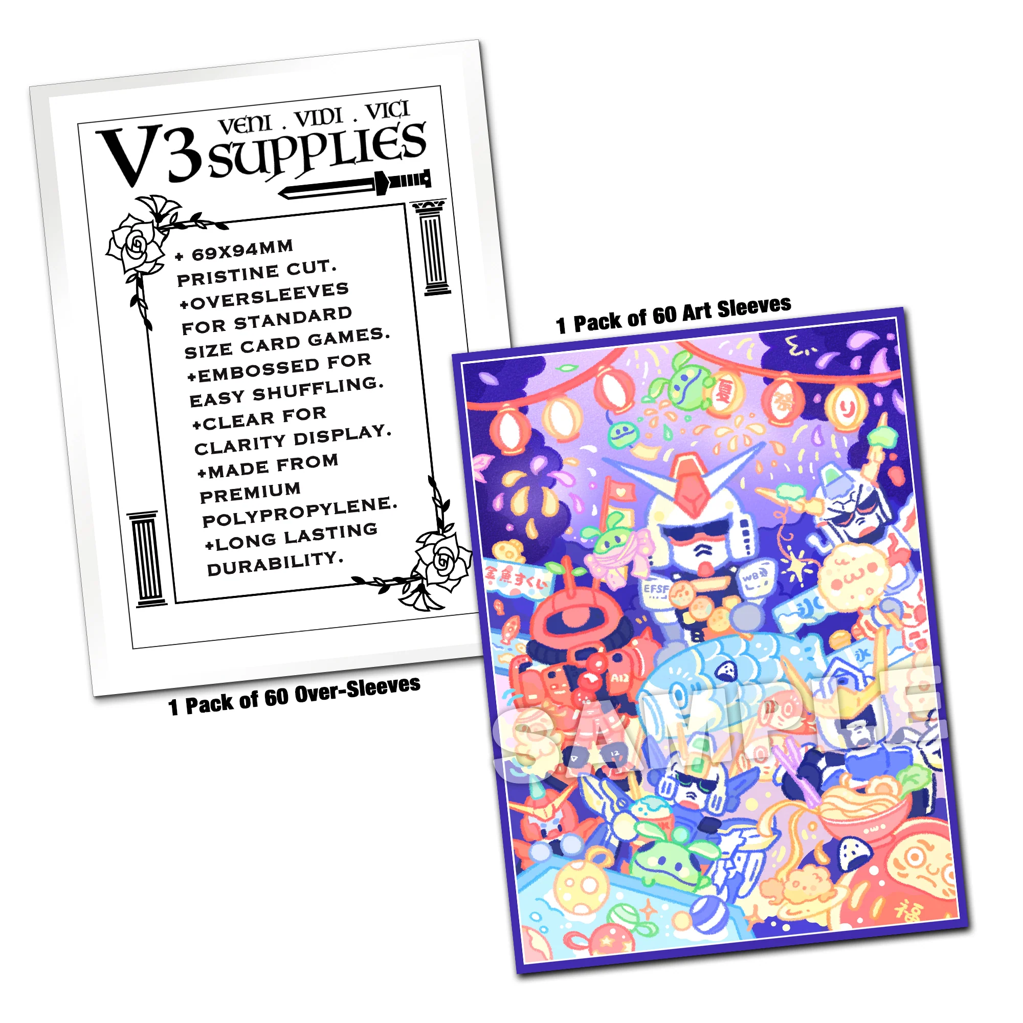 Mecha Matsuri - Robot Festival Standard Size Card Sleeves [In-Stock] - Image 2