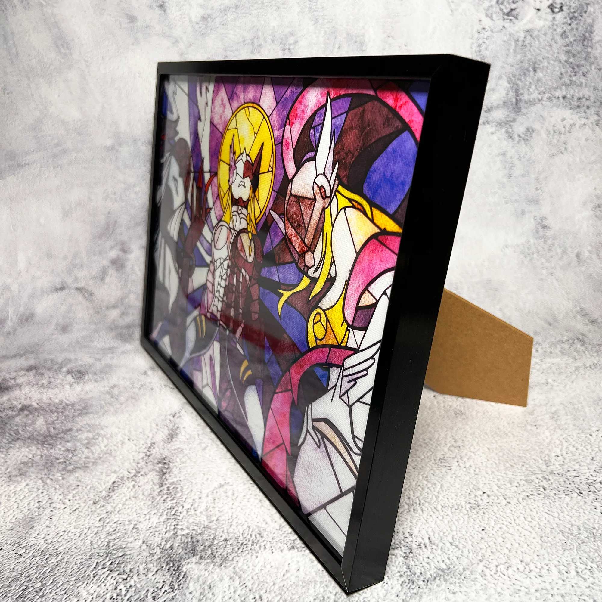 Mecha Monsters Mounted Art Print - Image 6