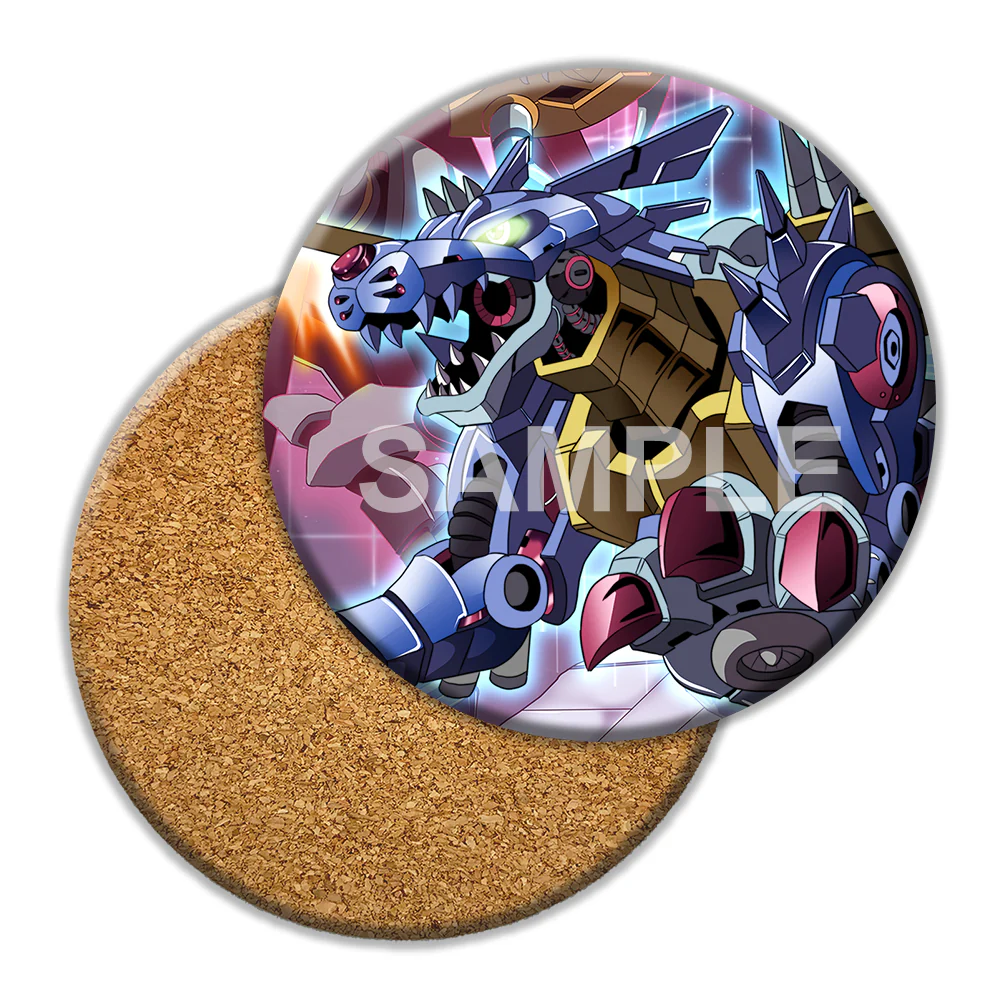 MetalGarurumon Mecha Ceramic Coaster
