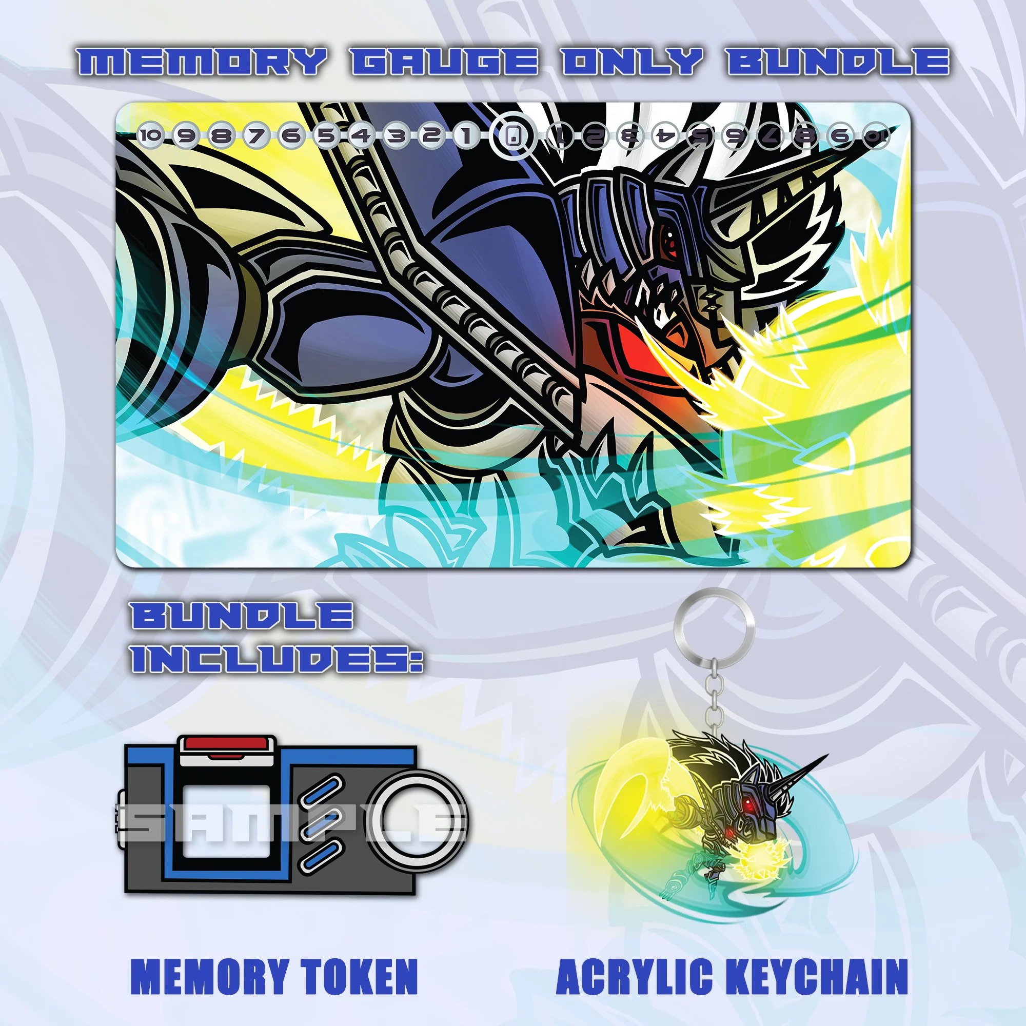 MirageGaogamon Burst Mode Playmat Bundle - Image 2