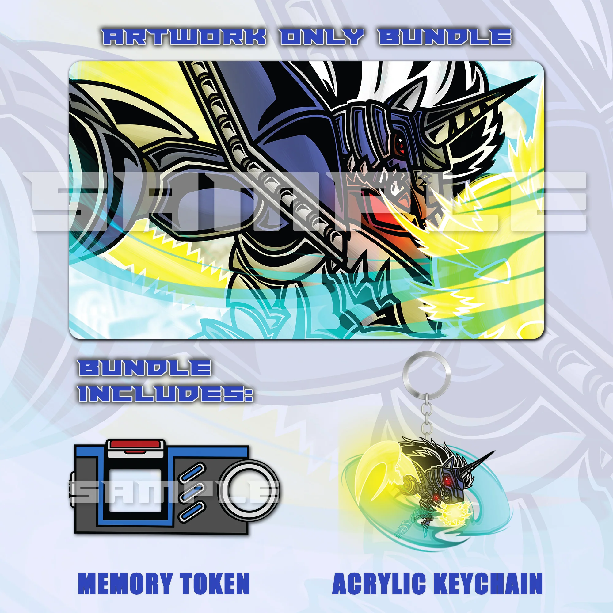 MirageGaogamon Burst Mode Playmat Bundle - Image 3