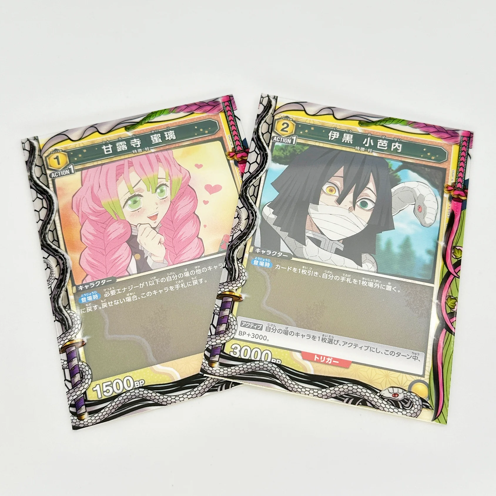 Obanai & Mitsuri Printed Border Oversleeves - Image 2