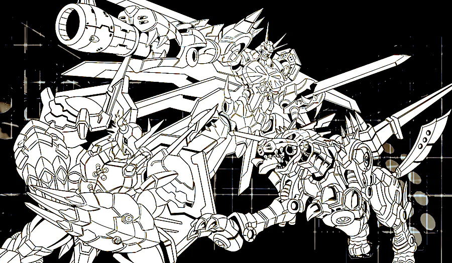 Omnimon, WarGreymon and MetalGarurumon TCG Playmat - Image 4