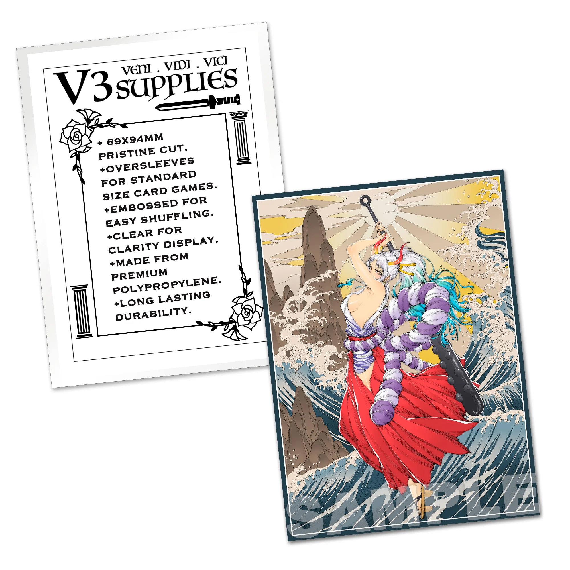 One Piece Yamato Standard Size Card Sleeves - Image 2