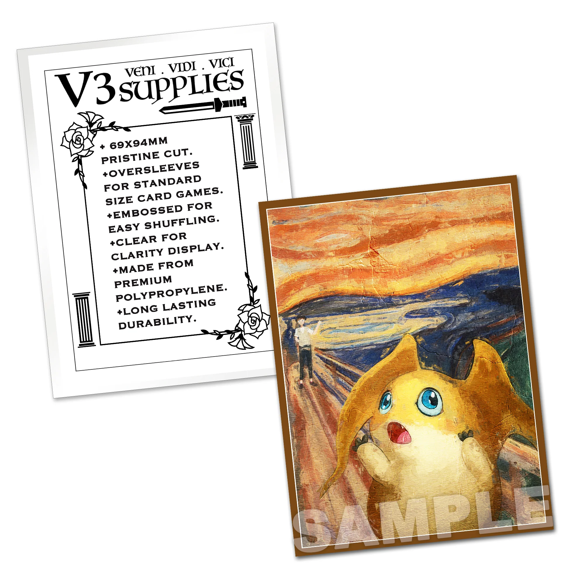 Pata's Scream Standard Size Card Sleeves - Image 2