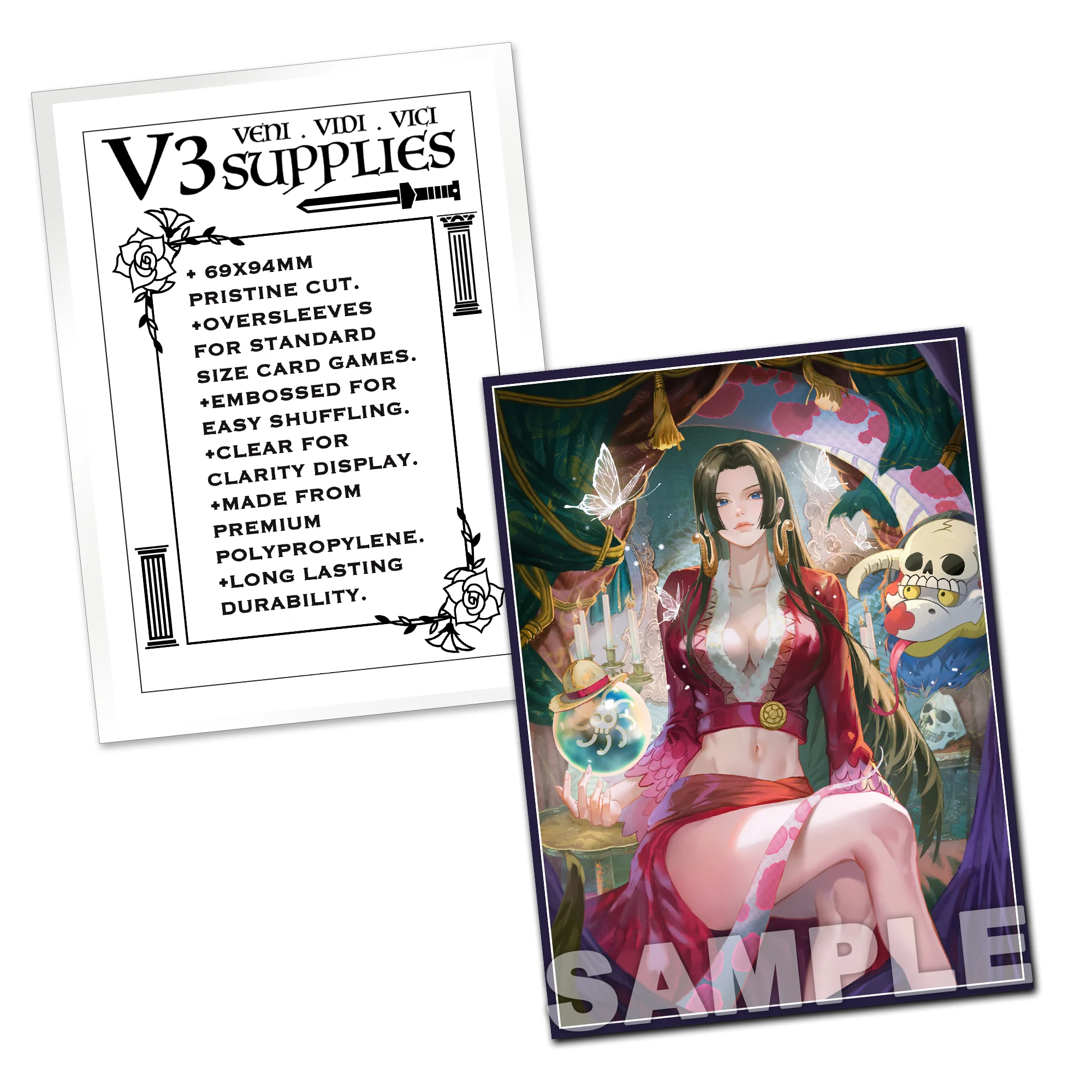 Pirate Empress Boa Hancock Standard Size Card Sleeves - Image 2