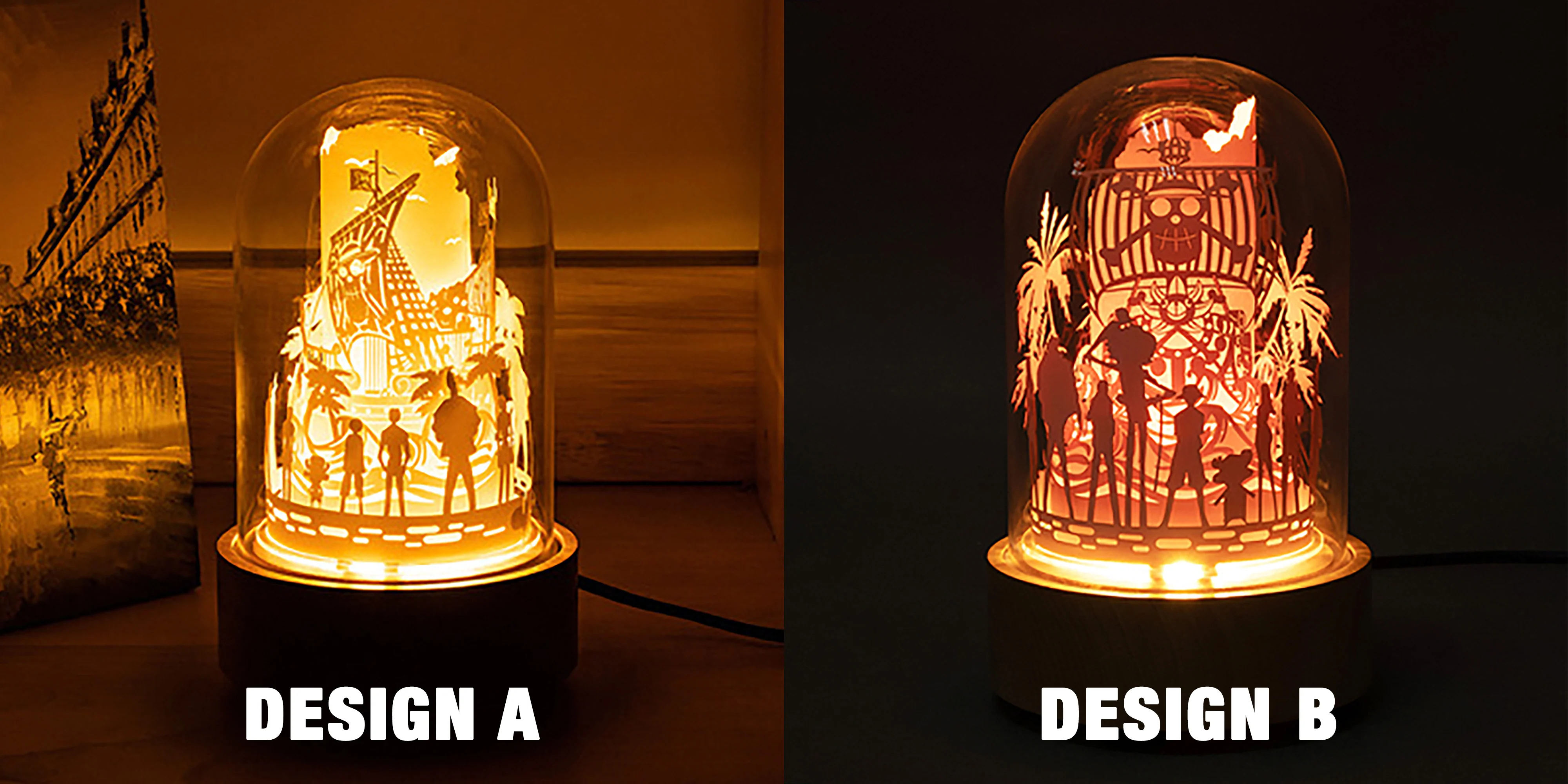 Pirate Kings Paper Cut-out Night Lamp - Image 11