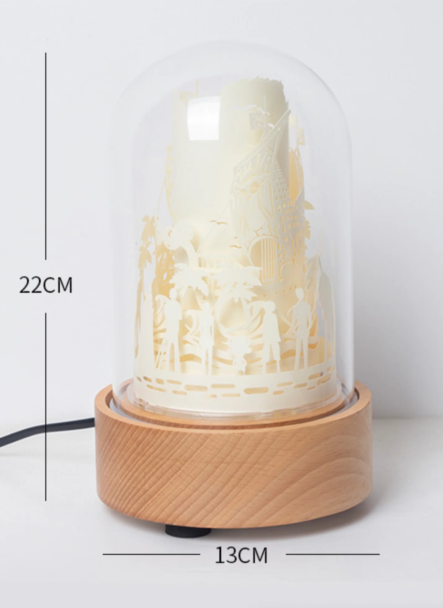 Pirate Kings Paper Cut-out Night Lamp - Image 3