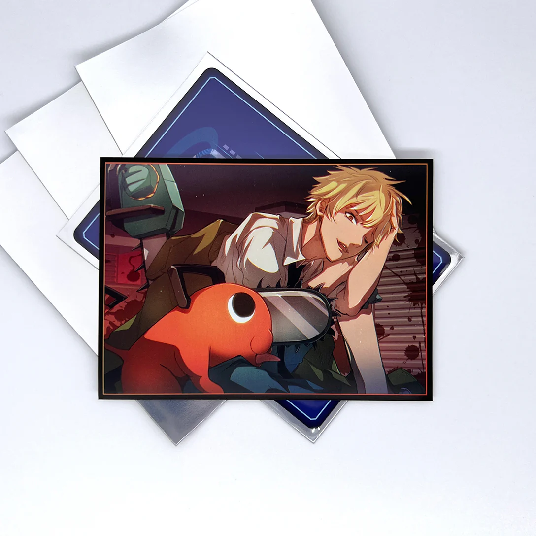 Pochita & Denji Standard Size Card Sleeves - Image 5