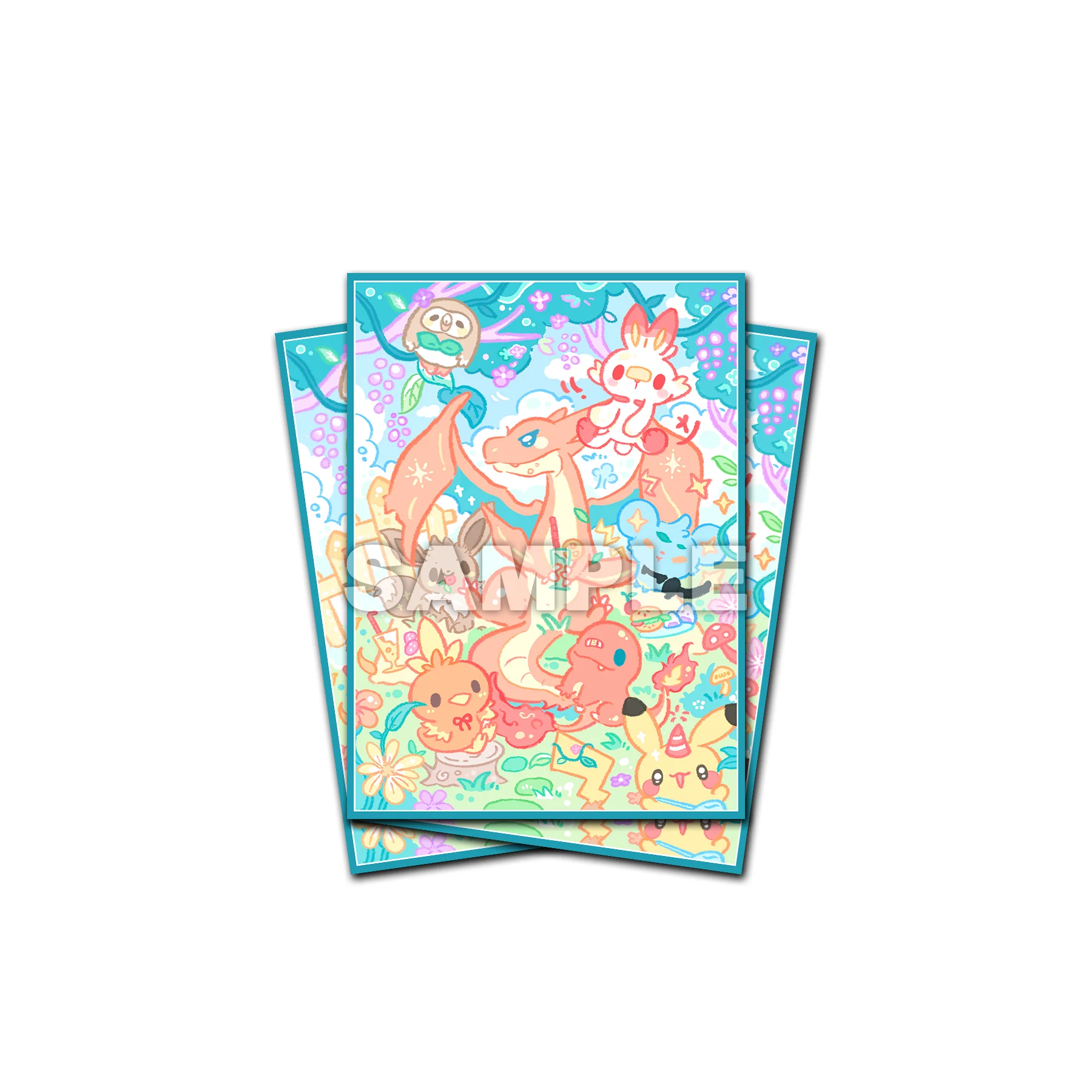 Poké Picnic Paradise Standard Size Card Sleeves [In-Stock]