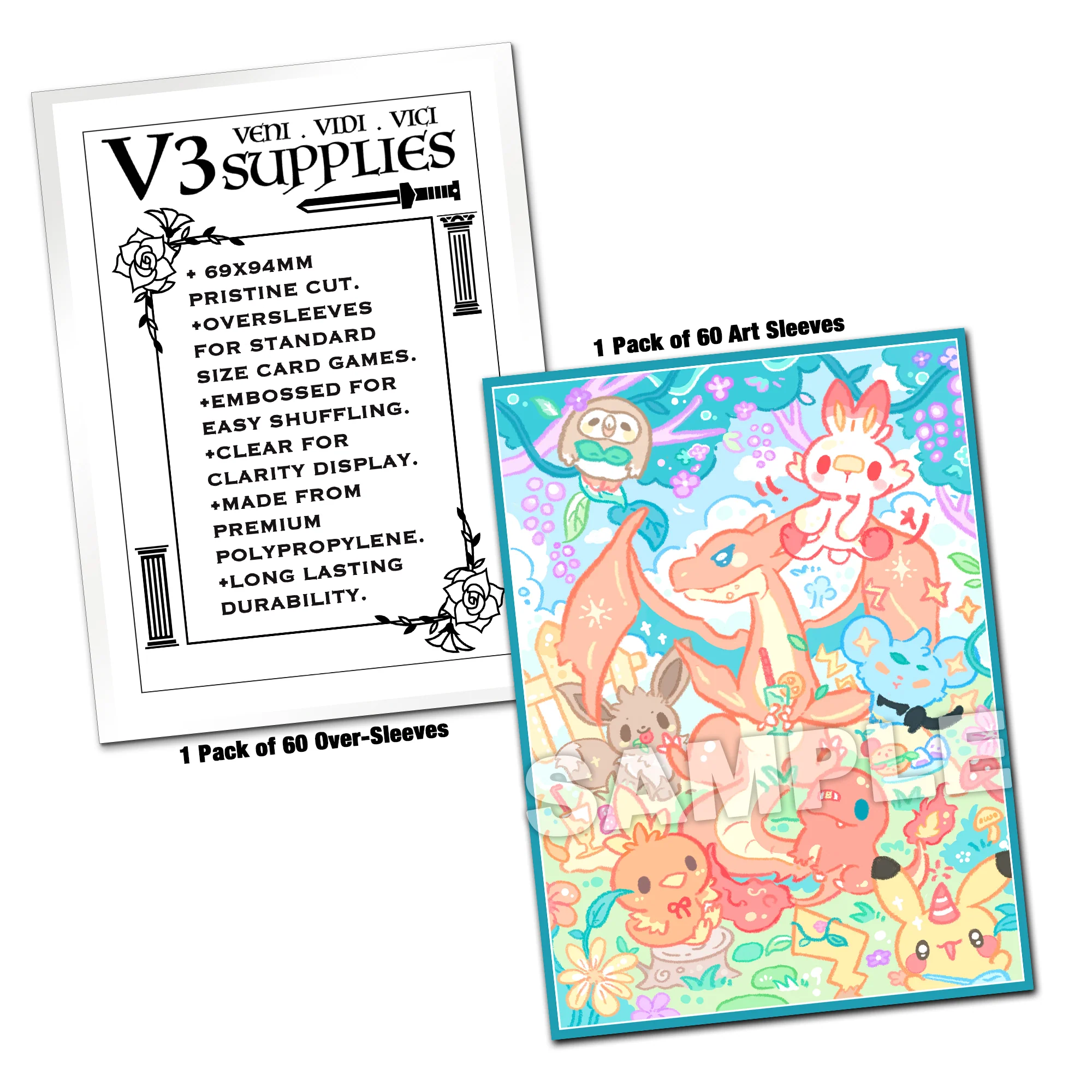 Poké Picnic Paradise Standard Size Card Sleeves [In-Stock] - Image 2