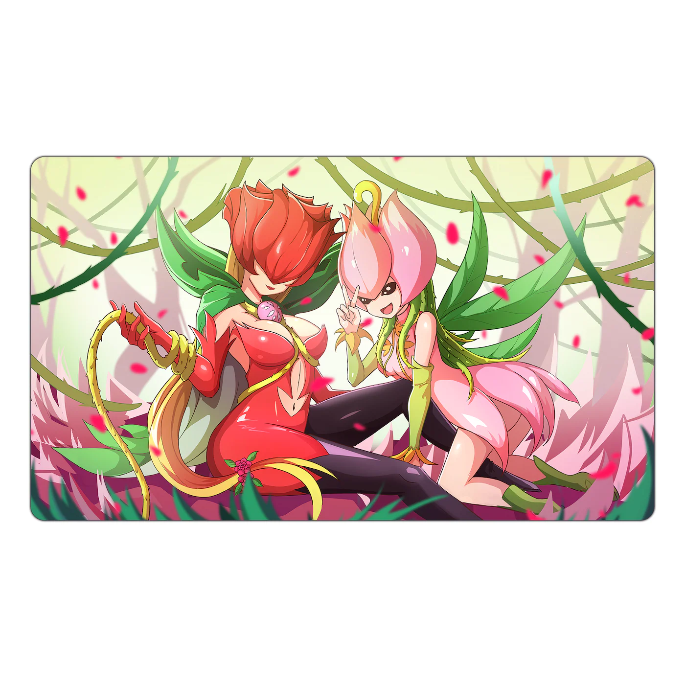Rosemon & Lillymon TCG Playmat - Image 3