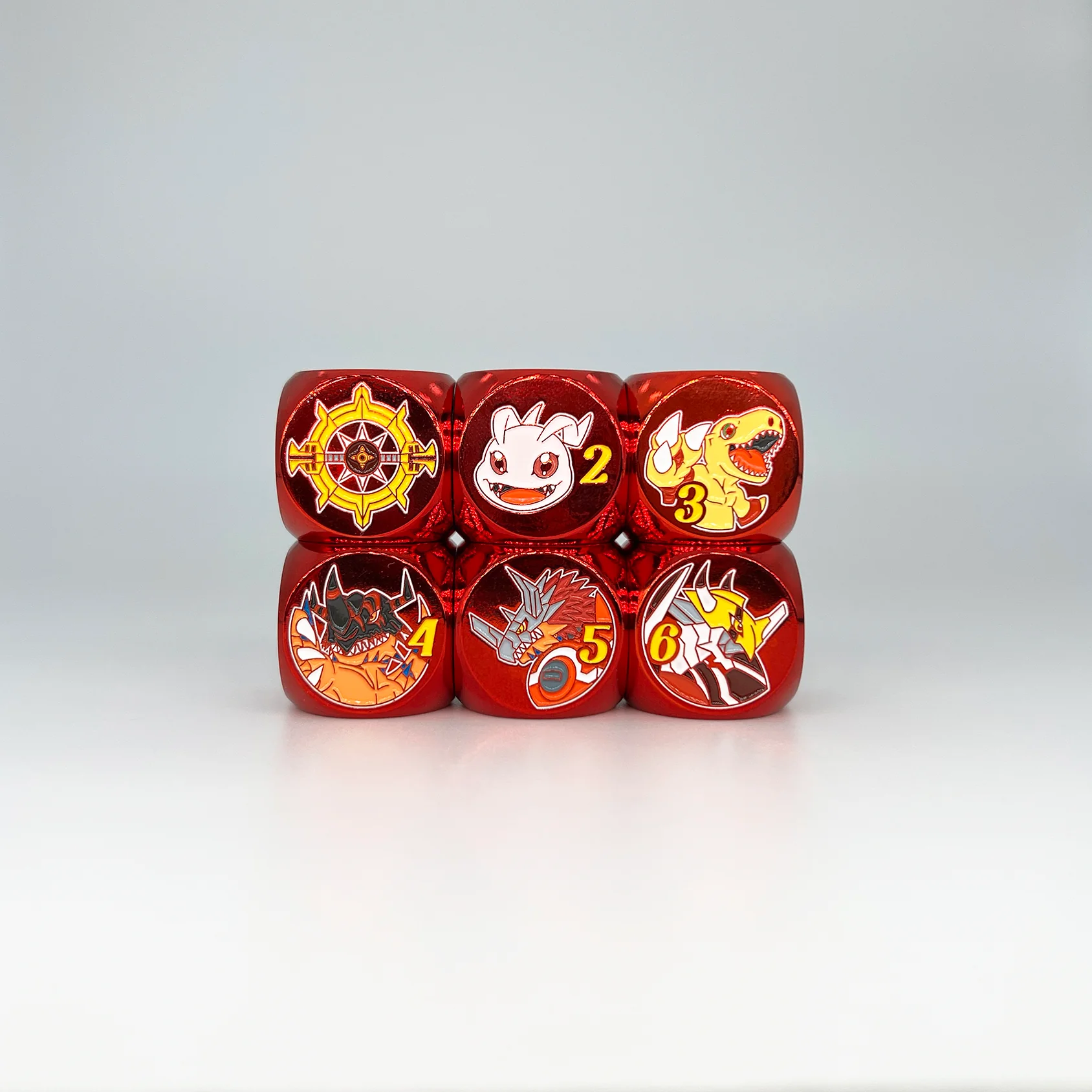 ShineGreymon Evolution Metal Dice [Limited Quantities in Stock] - Image 2