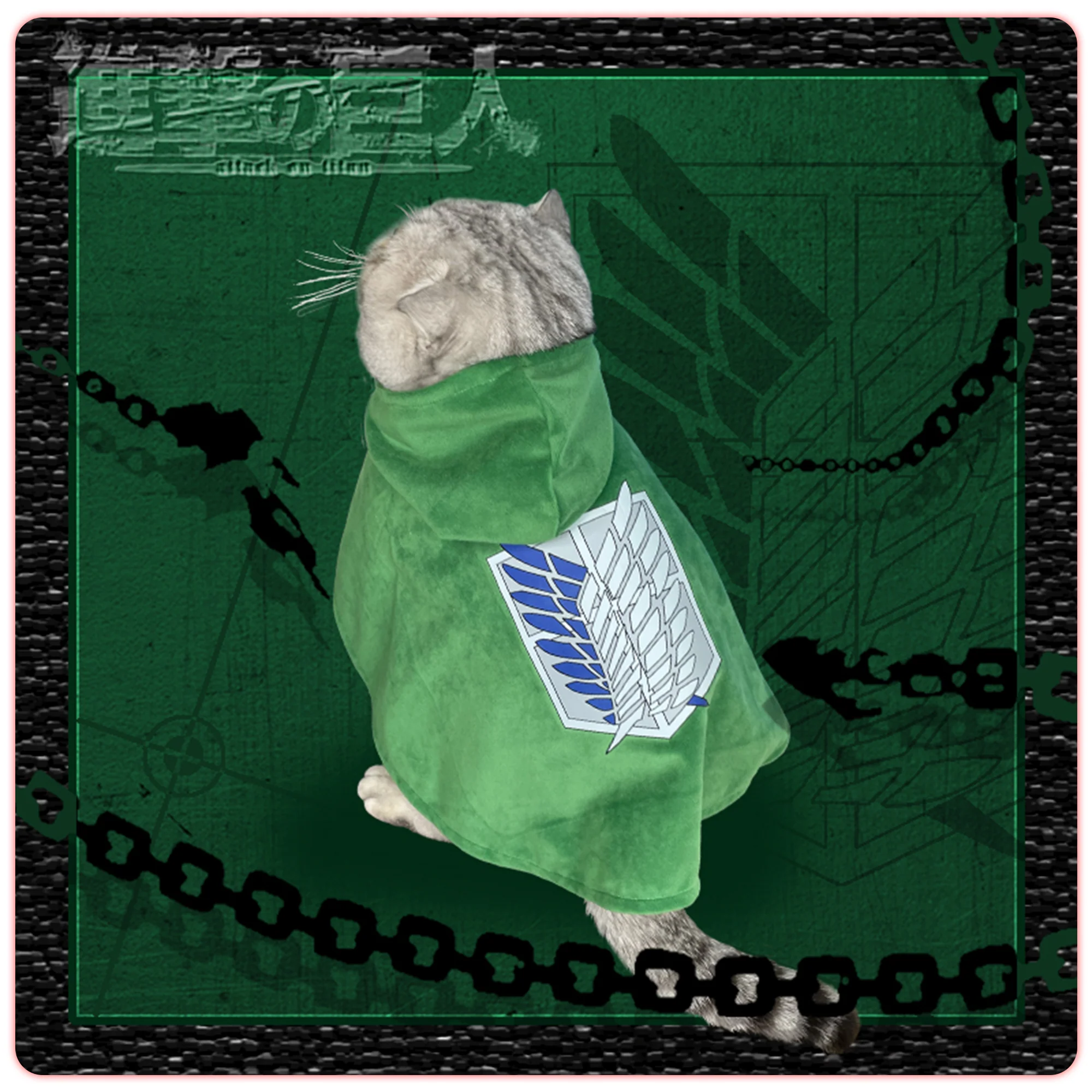 Shingeki no Kyojin Scouting Cloak Pet Costume [Attack on Titan]