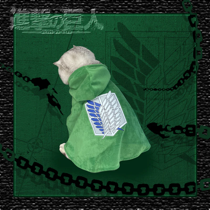 Shingeki no Kyojin Scouting Cloak Pet Costume [Attack on Titan] - Image 2