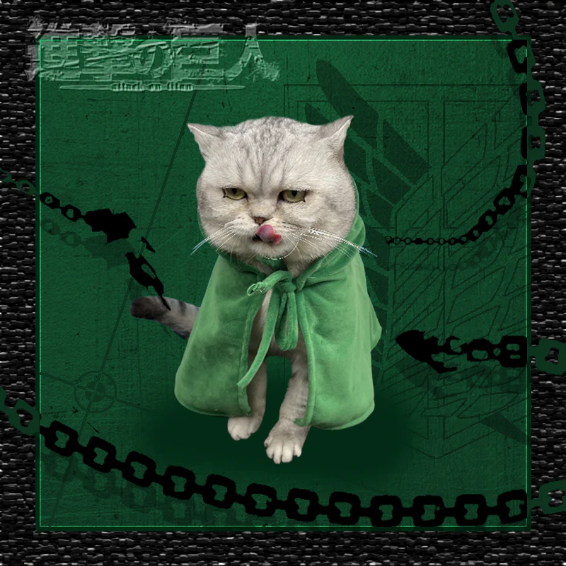 Shingeki no Kyojin Scouting Cloak Pet Costume [Attack on Titan] - Image 3