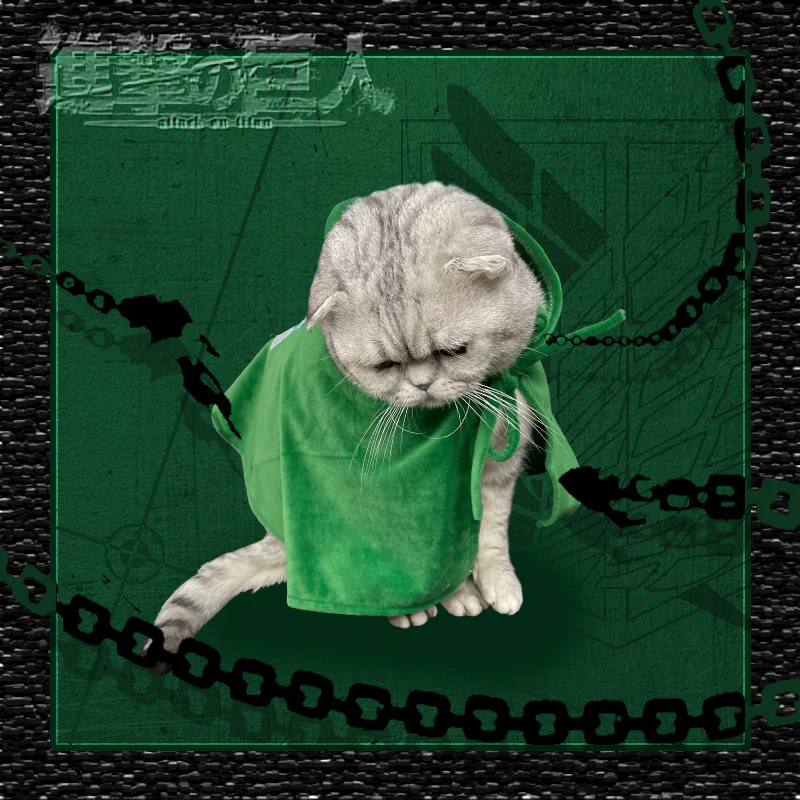 Shingeki no Kyojin Scouting Cloak Pet Costume [Attack on Titan] - Image 4