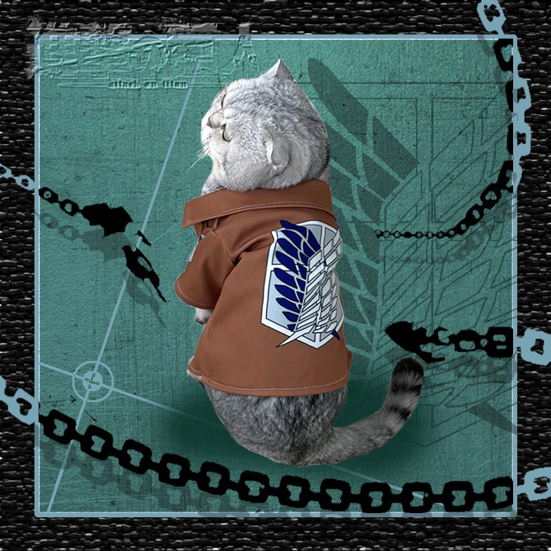Shingeki no Kyojin Survey Corps Jacket Pet Costume [Attack on Titan]