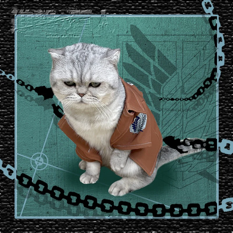 Shingeki no Kyojin Survey Corps Jacket Pet Costume [Attack on Titan] - Image 2