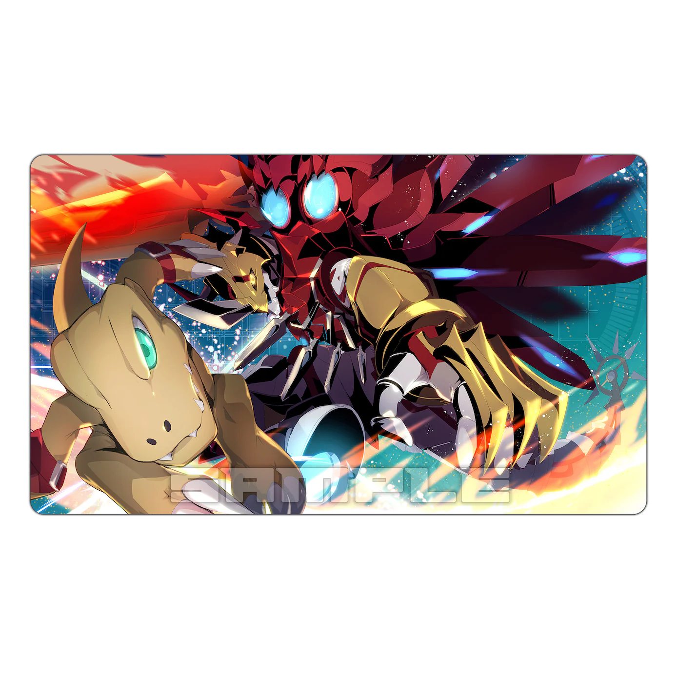 Shining Blast ShineGreymon & Agumon TCG Playmat - Image 3