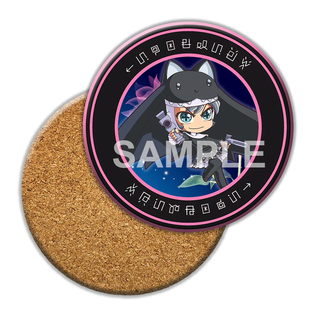 Sistermon Noir Ceramic Coaster