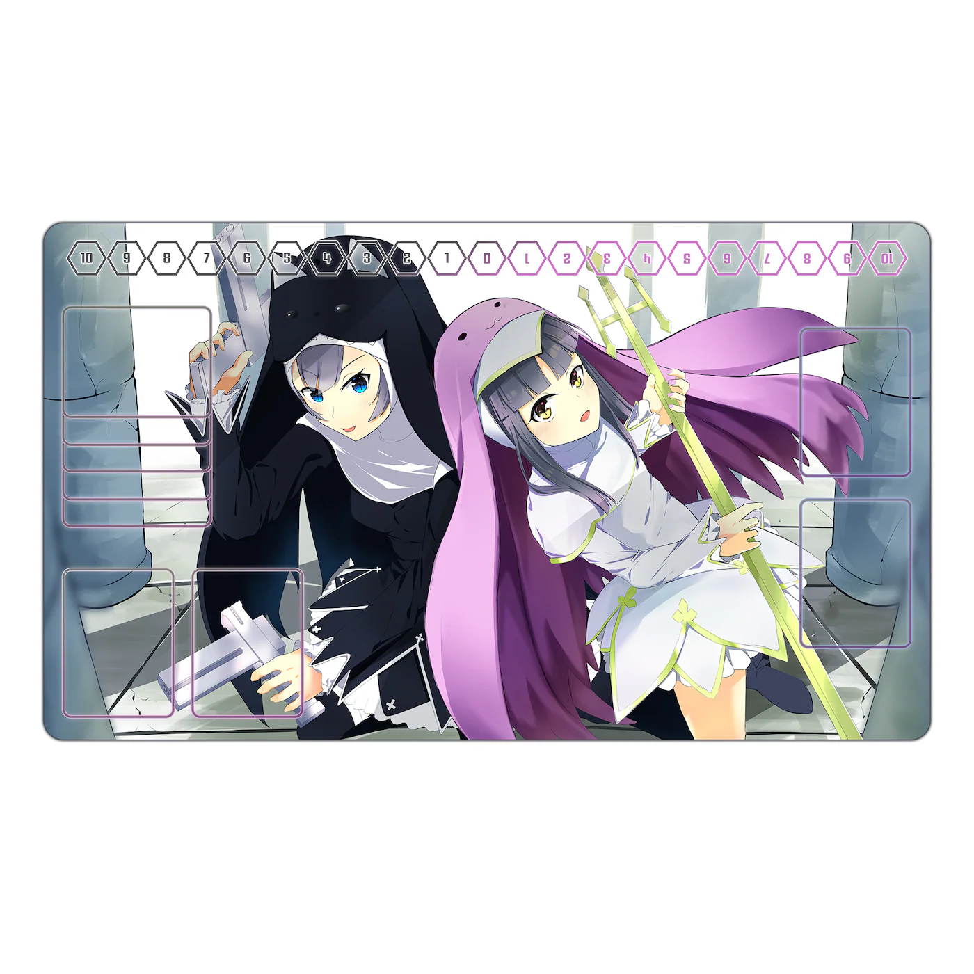 Sistermon Noir & Sistermon Blanc TCG Playmat