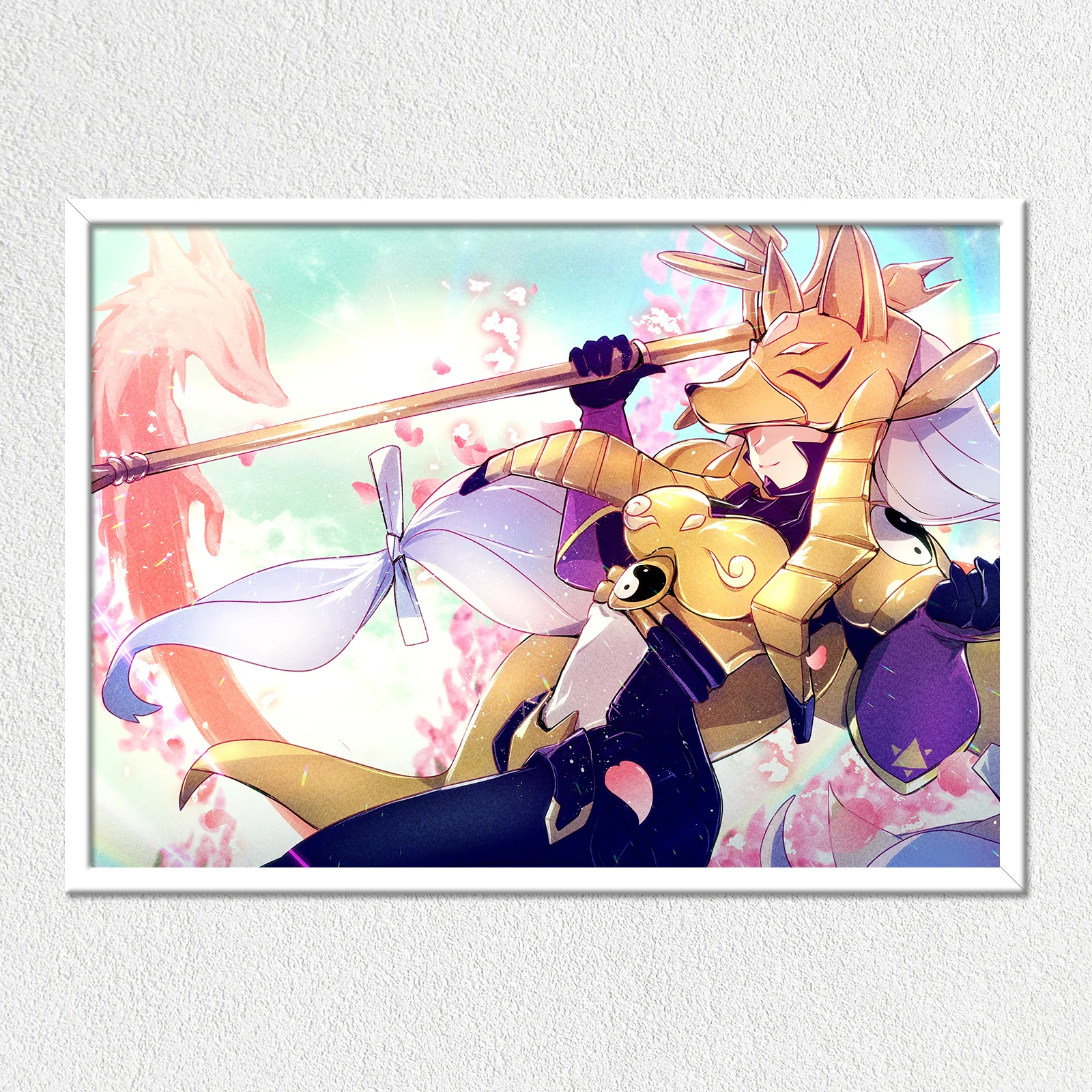 Spirit Strike Sakuyamon Mounted Art Print - Image 2