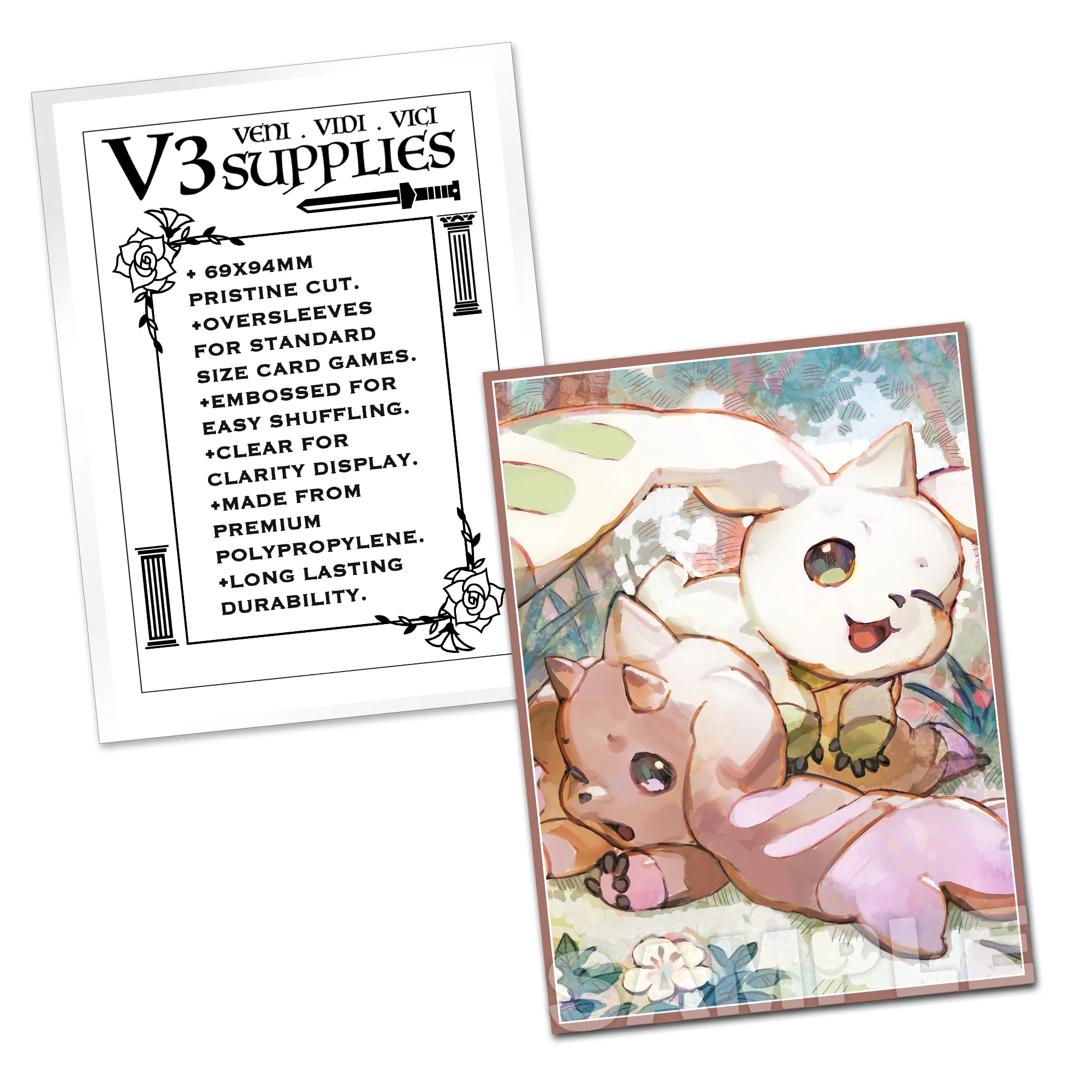 Terrier Lop (Re-worked) Standard Size Card Sleeves - Image 2