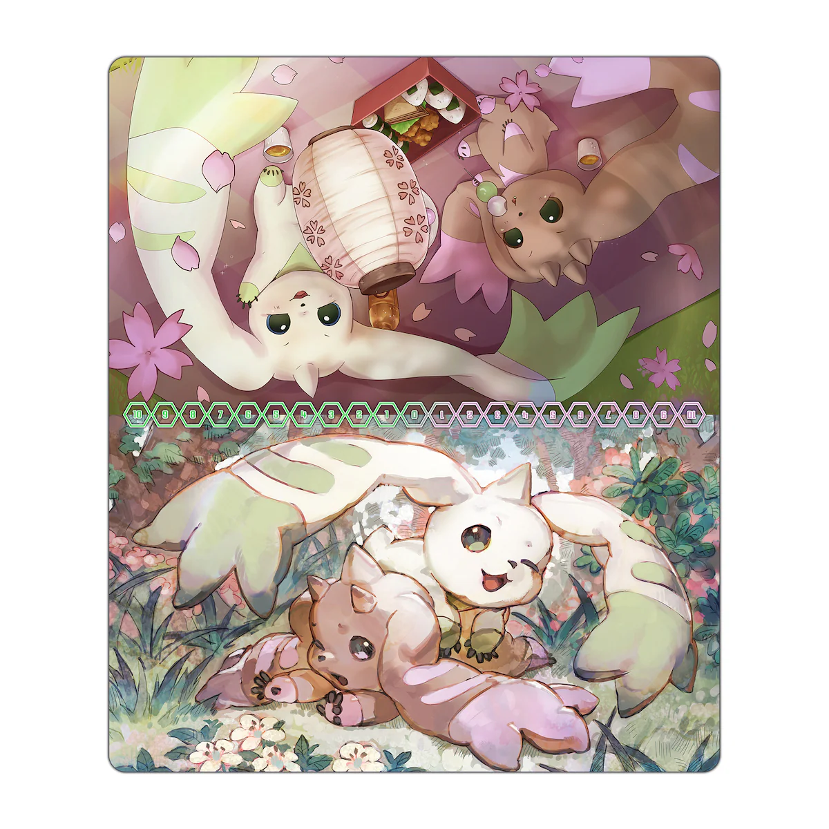 Terrier & Lopmon TCG 2-Player Playmat - Image 3