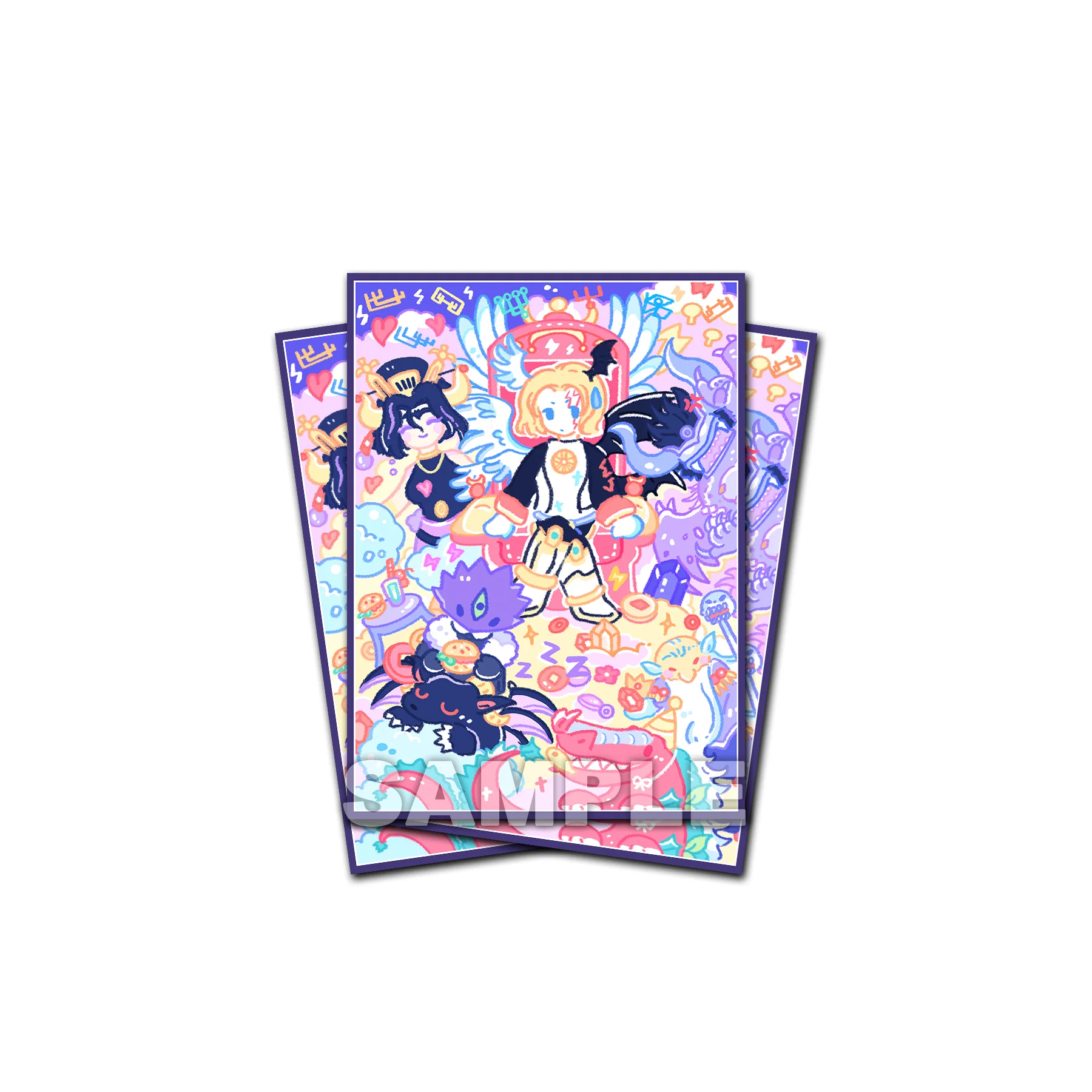 Seven Cute Demon Lords Standard Size Card Sleeves
