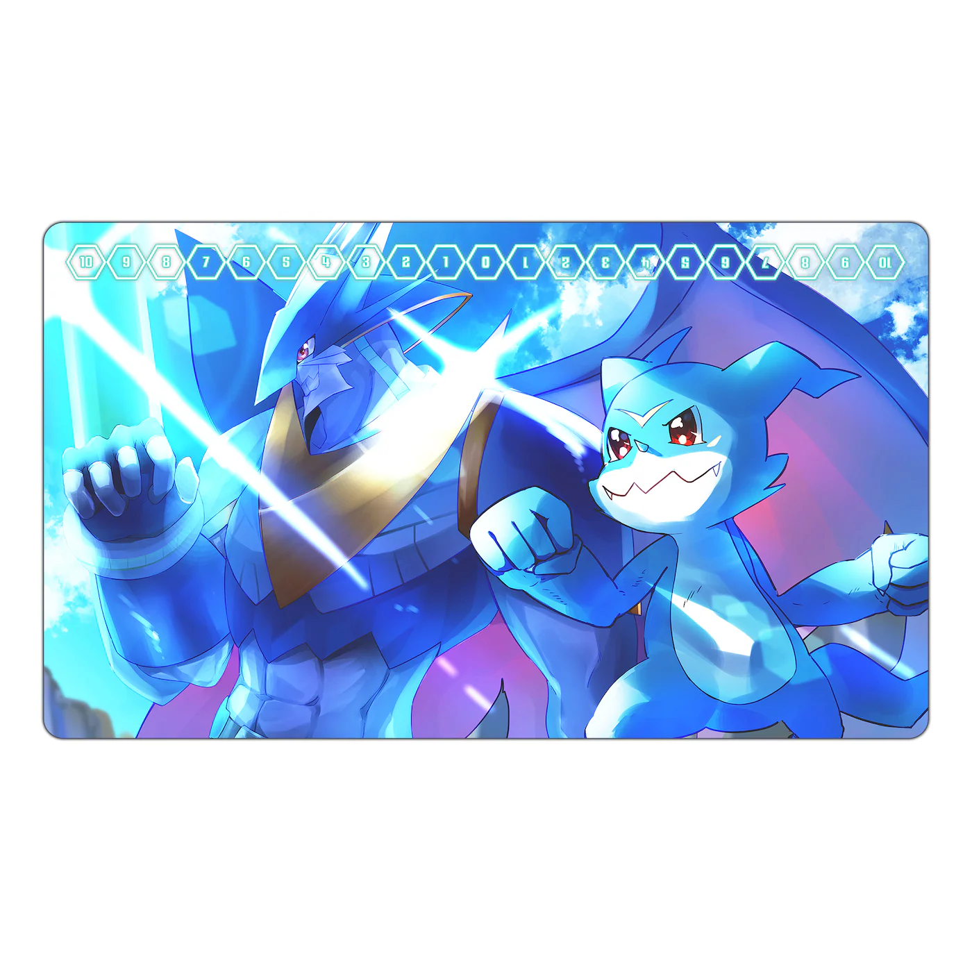 Ulforceveedramon & Veemon TCG Playmat - Image 2