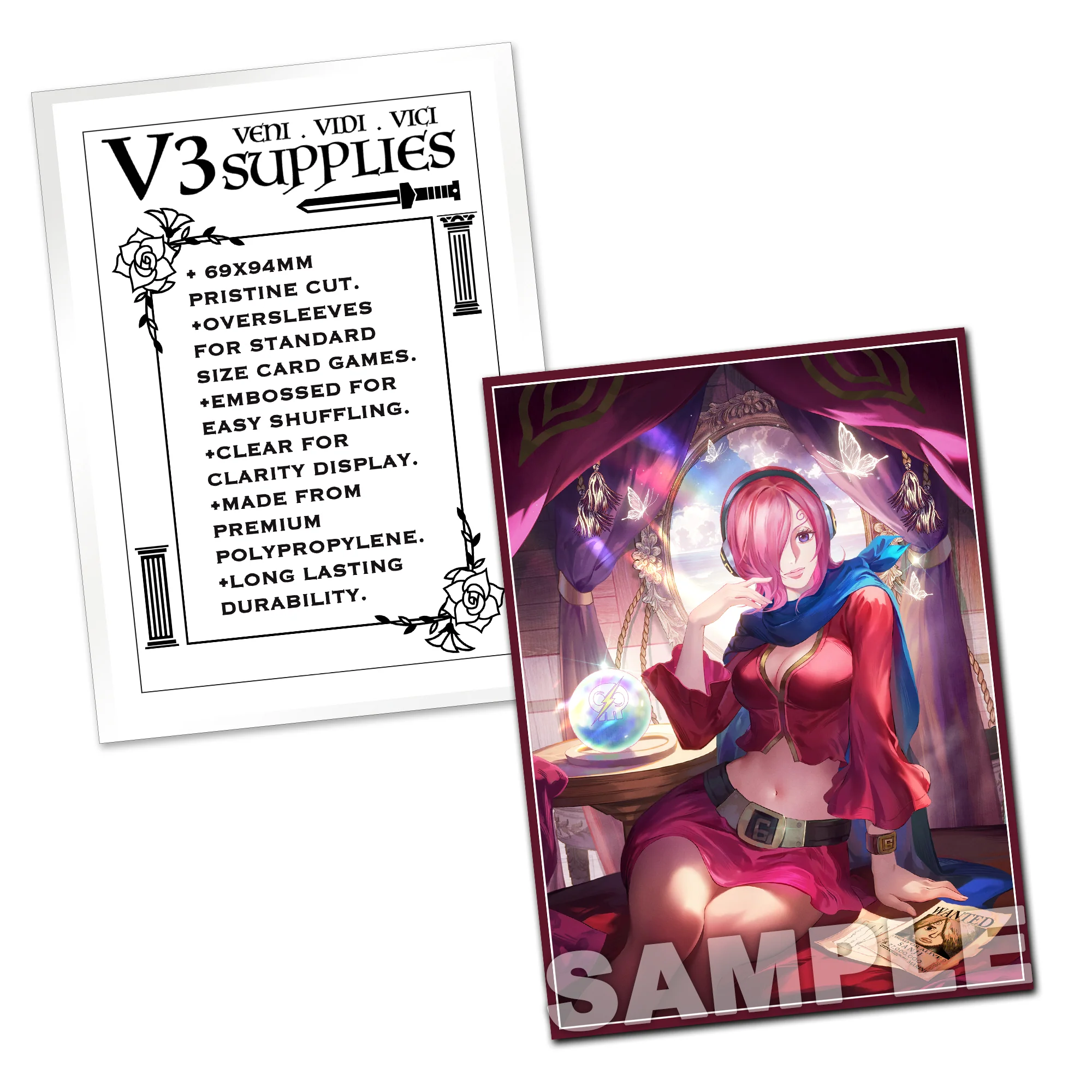 Vinsmoke Reiju Standard Size Card Sleeves - Image 2