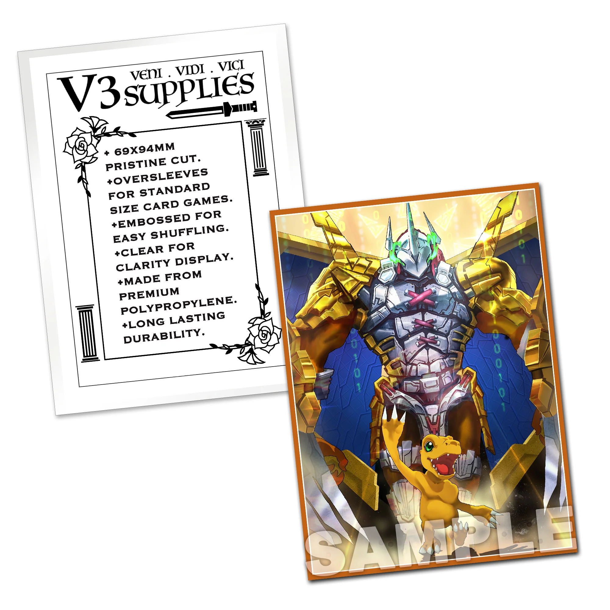 WarGreymon & Agumon Standard Size Card Sleeves - Image 2